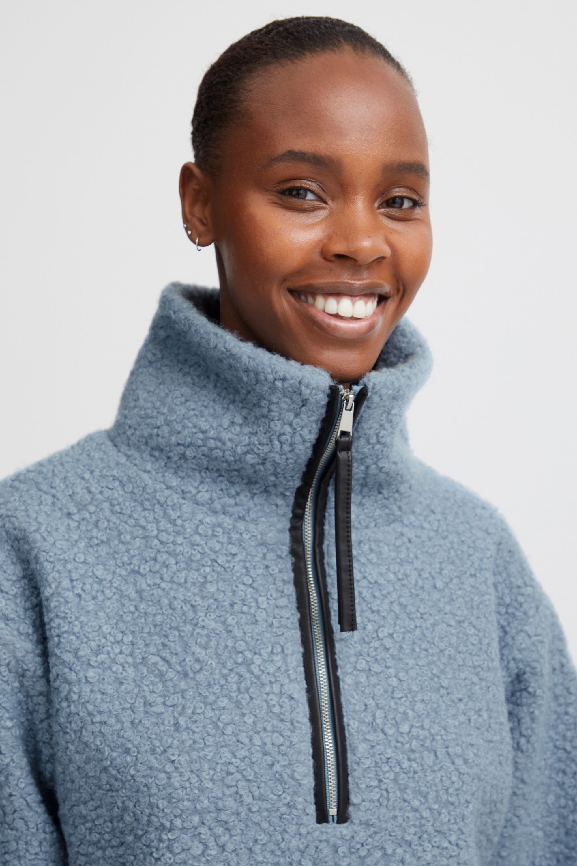 b.young Strickfleece-Pullover »Strickfleece-Pullover BYCIDAN PILE«
