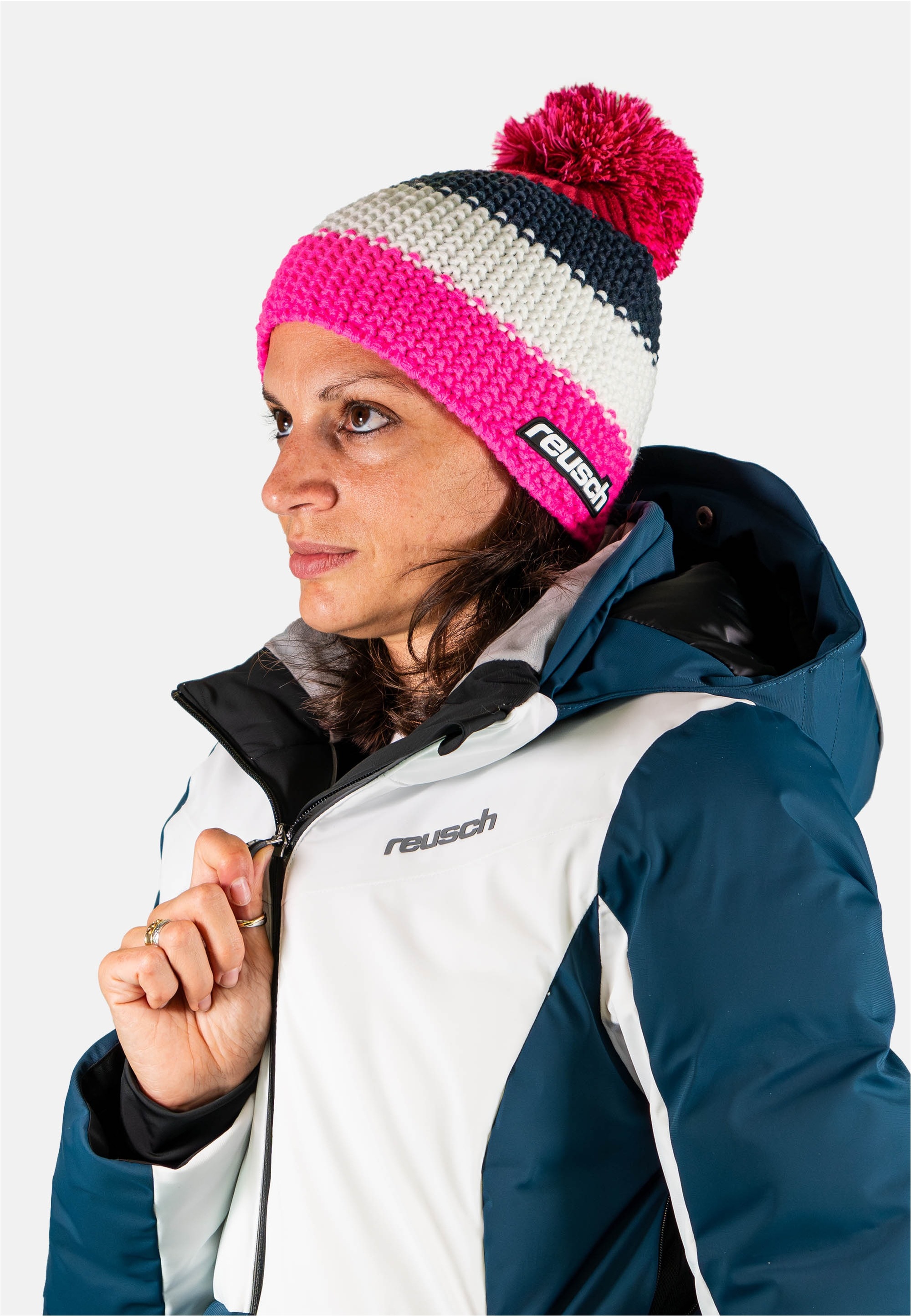 Thumbnail - Reusch Beanie "Enzo Beanie" mit großem Bommel