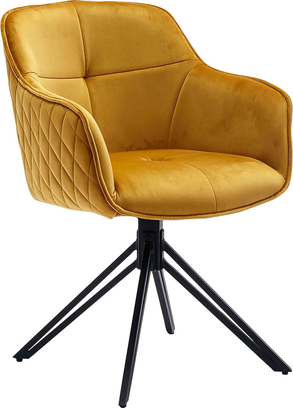 SalesFever Armlehnstuhl "Stilvoller Esszimmerstuhl" () mit 360 Drehfunktion günstig online kaufen