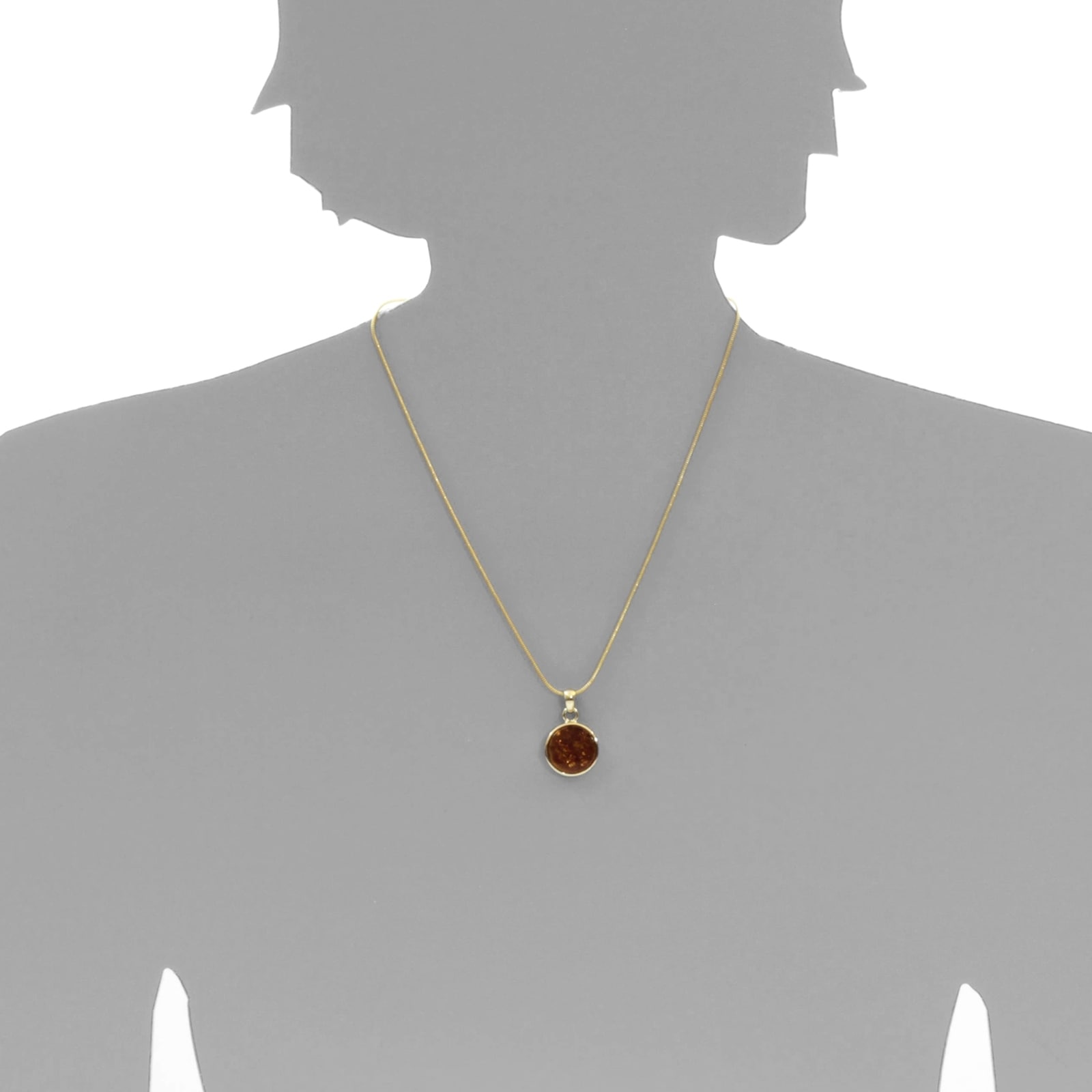 OSTSEE-SCHMUCK Kettenanhänger »Ostsee-Schmuck Anhänger Classic 16 mm Anhänger Classic 16 mm«, (1 tlg.)