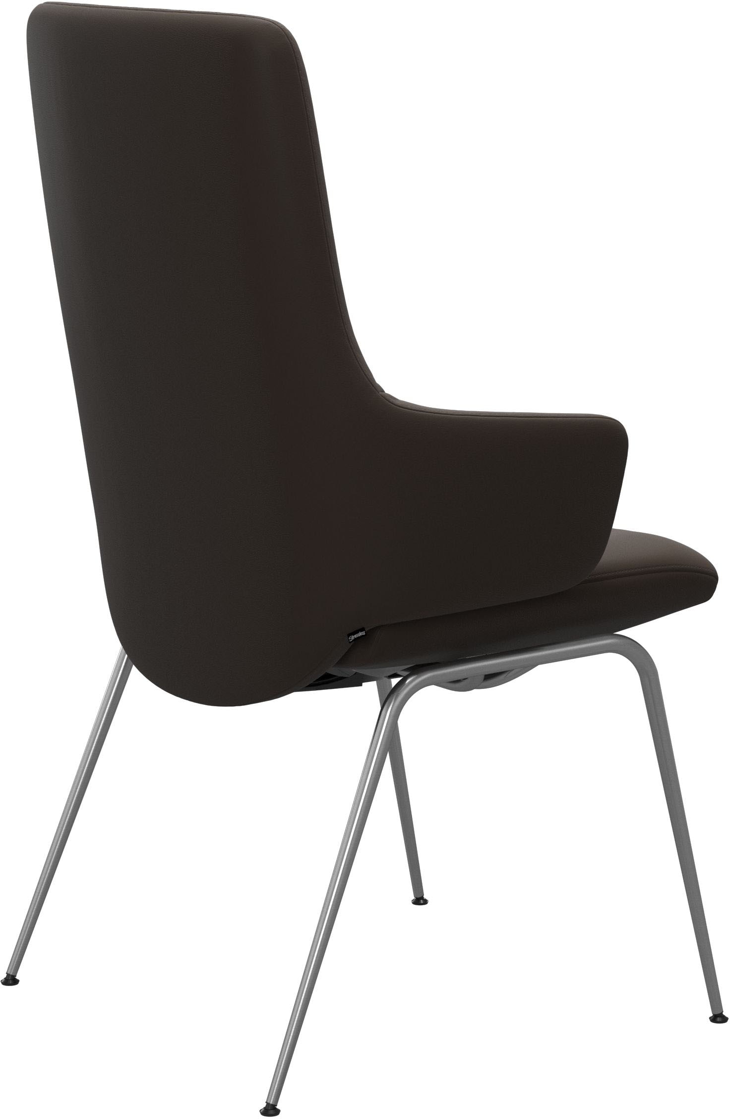Stressless® Polsterstuhl »Laurel«, Leder BATICK, High Back mit Armlehne, Größe L, mit Beinen aus Stahl in Chrom matt