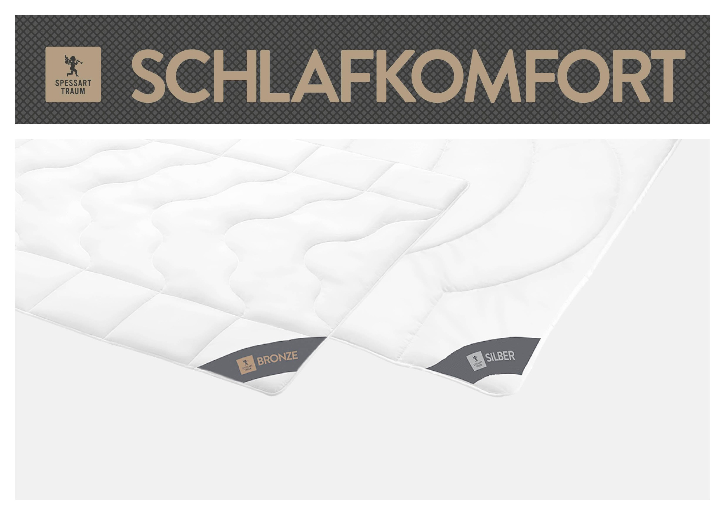 SPESSARTTRAUM Baumwollbettdecke "Bronze" warm 1 Stk. tlg. hergestellt in De günstig online kaufen