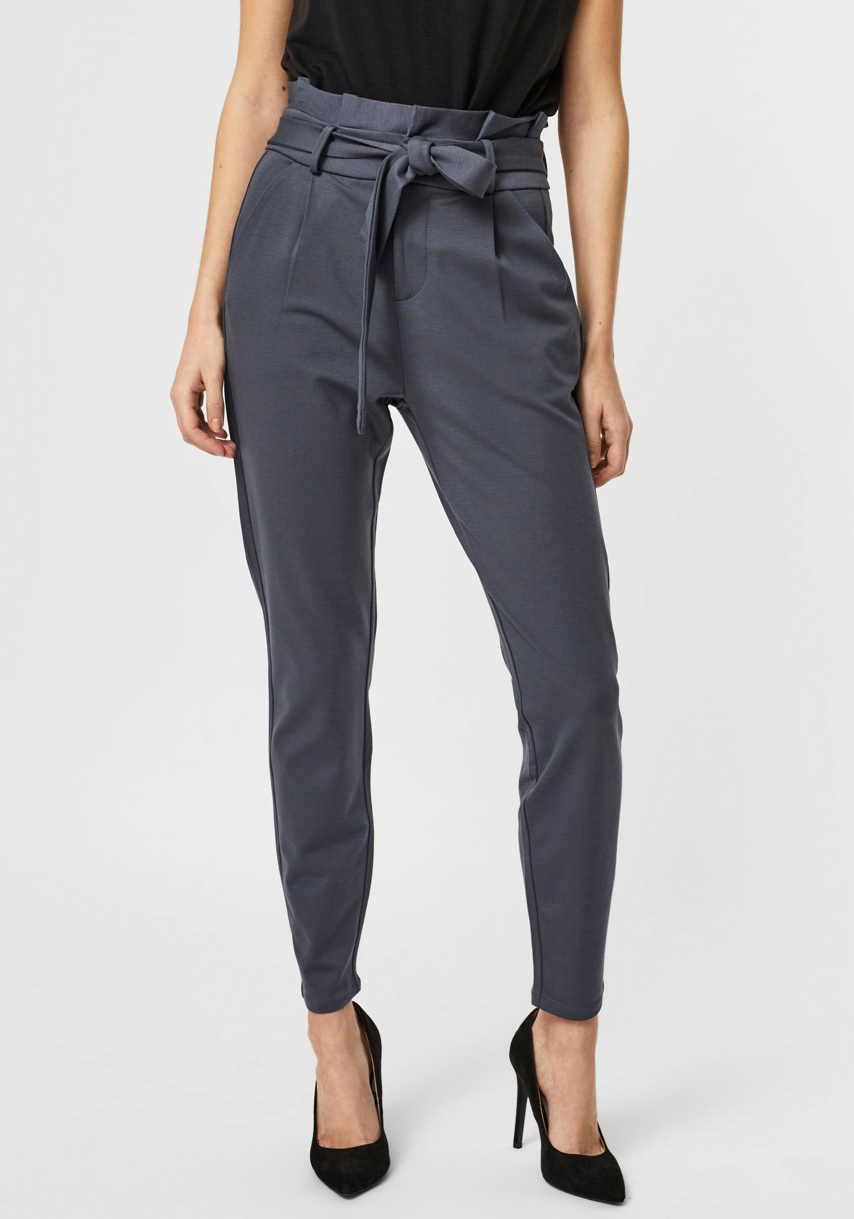 Vero Moda Paperbag-Hose VMEVA HR LOOSE PAPERBAG PANT GA NOOS günstig online kaufen