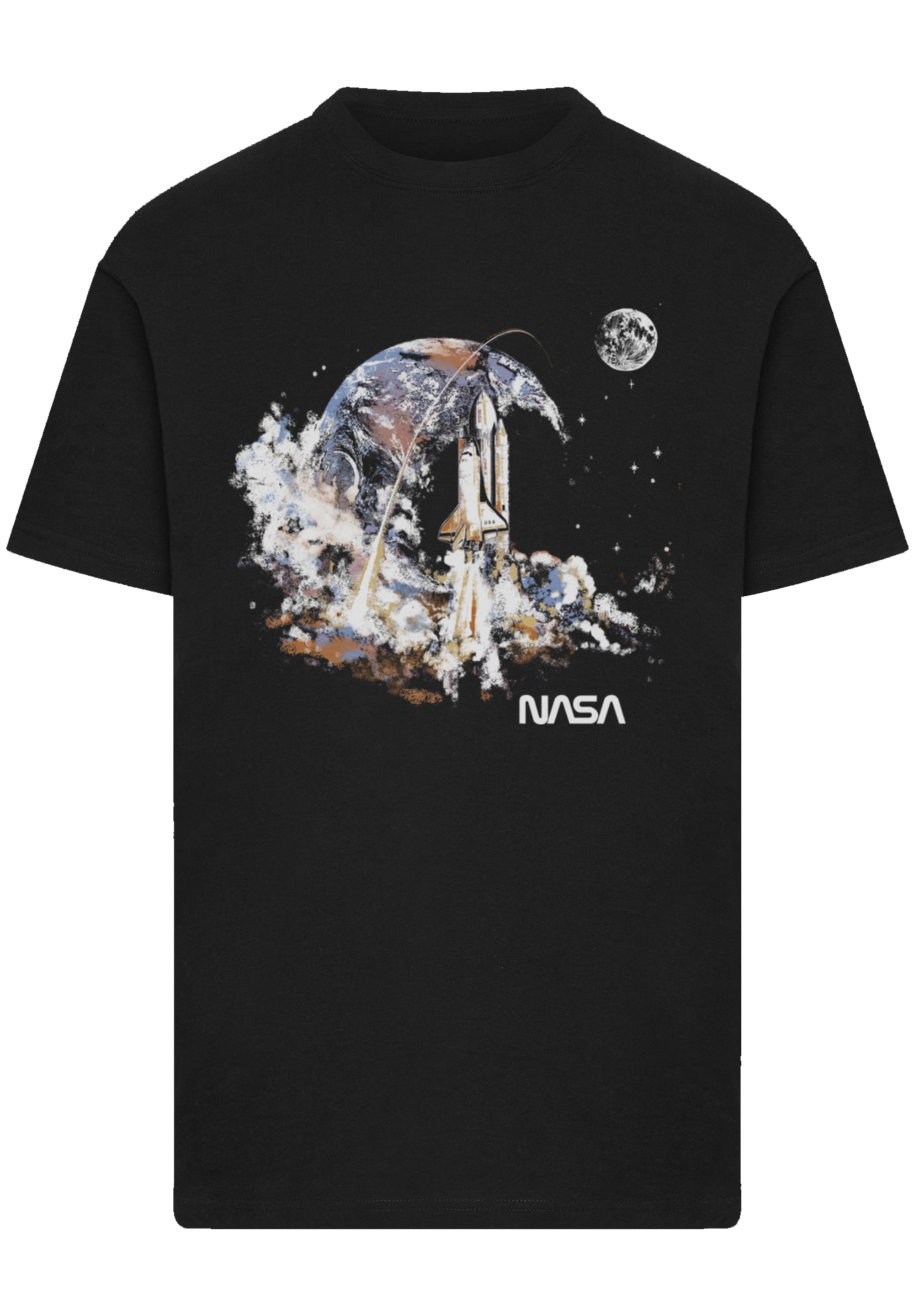 F4NT4STIC T-Shirt »NASA Take Off Earth Montage«, Premium Qualität
