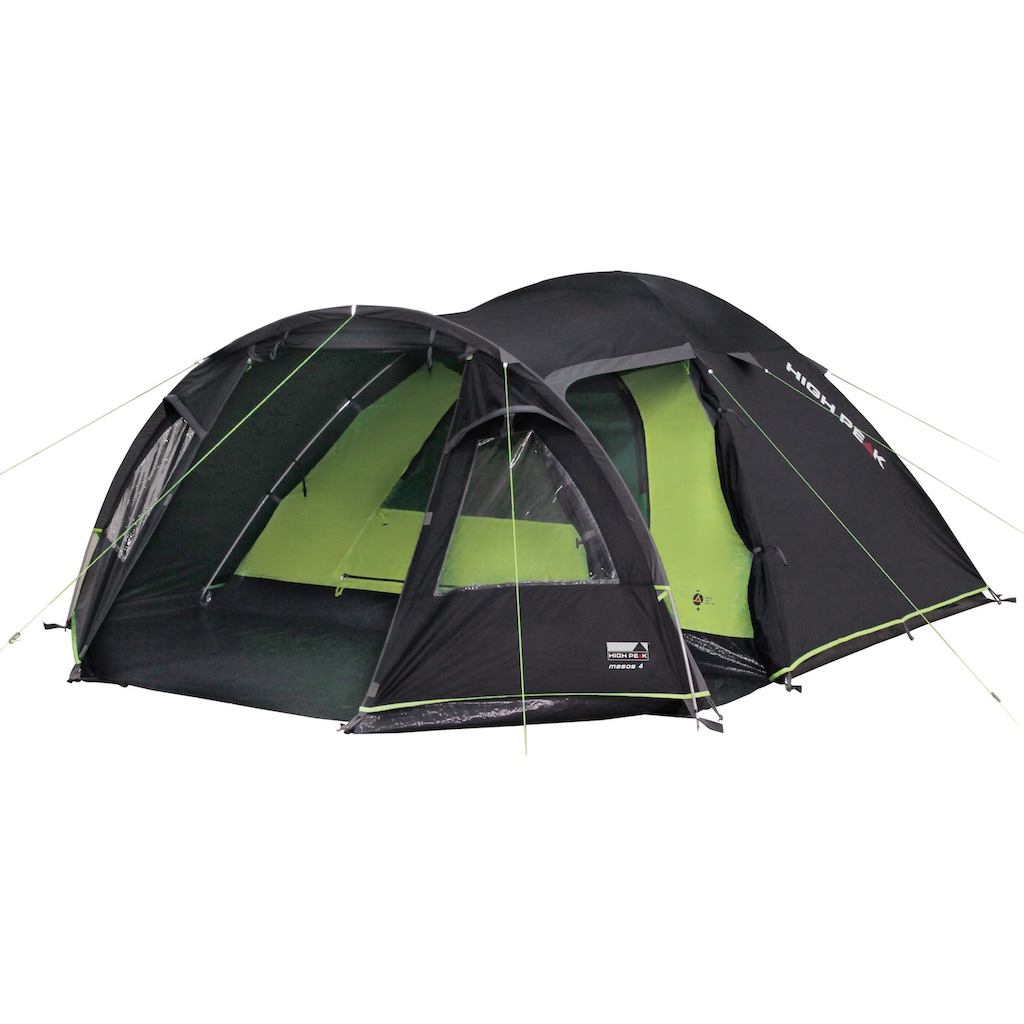 High Peak Kuppelzelt »Mesos 4«, 4 Personen, (Set, mit Transporttasche)