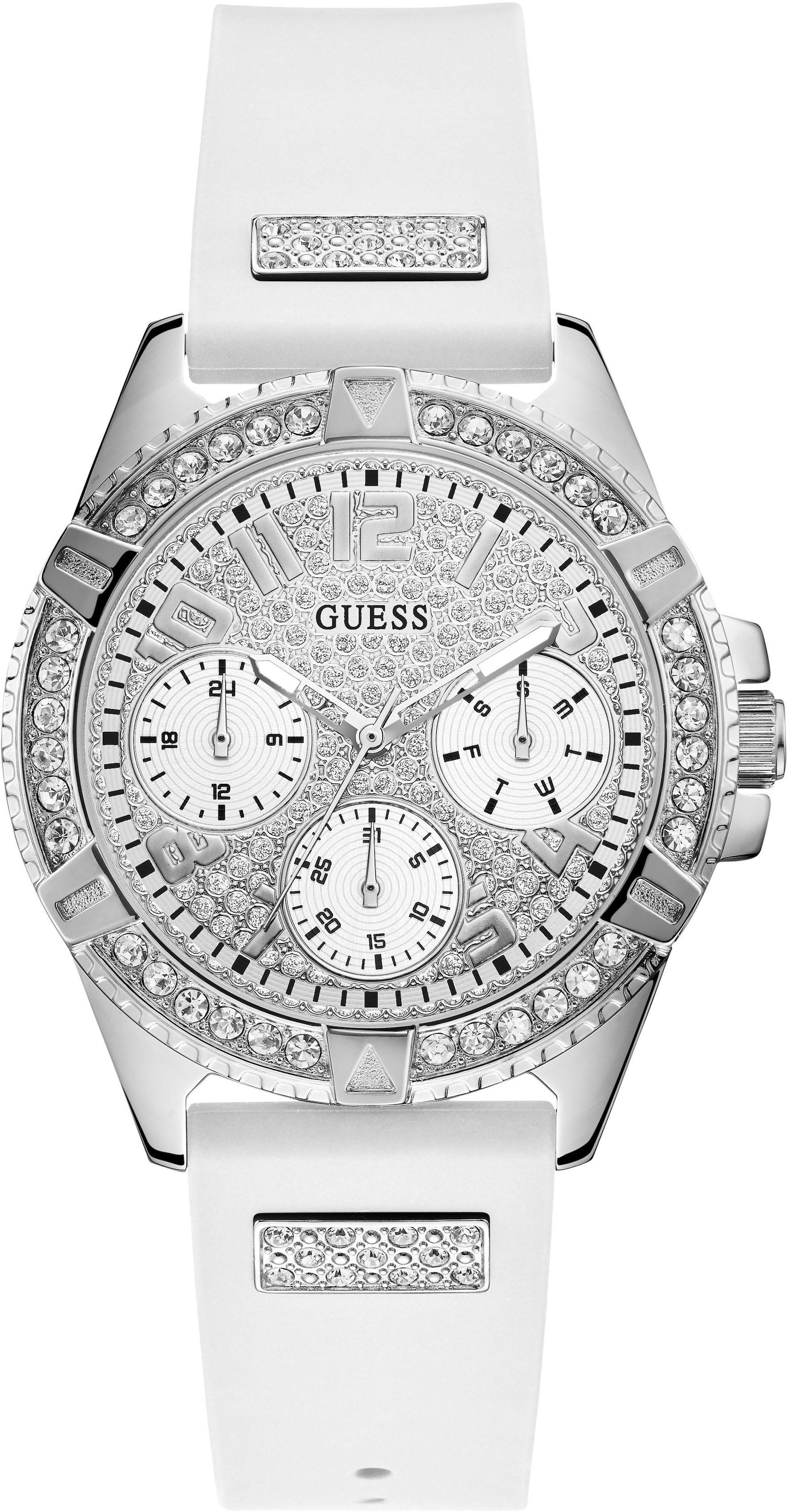 Guess Multifunktionsuhr »LADY FRONTIER, W1160L4«, Armbanduhr, Quarzuhr, Damenuhr