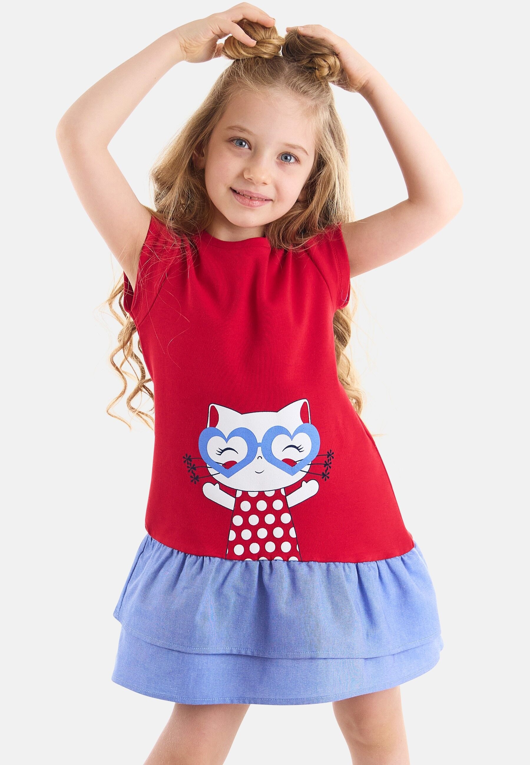 Shirtkleid »Cat & Heart«, mit Katzen-Print