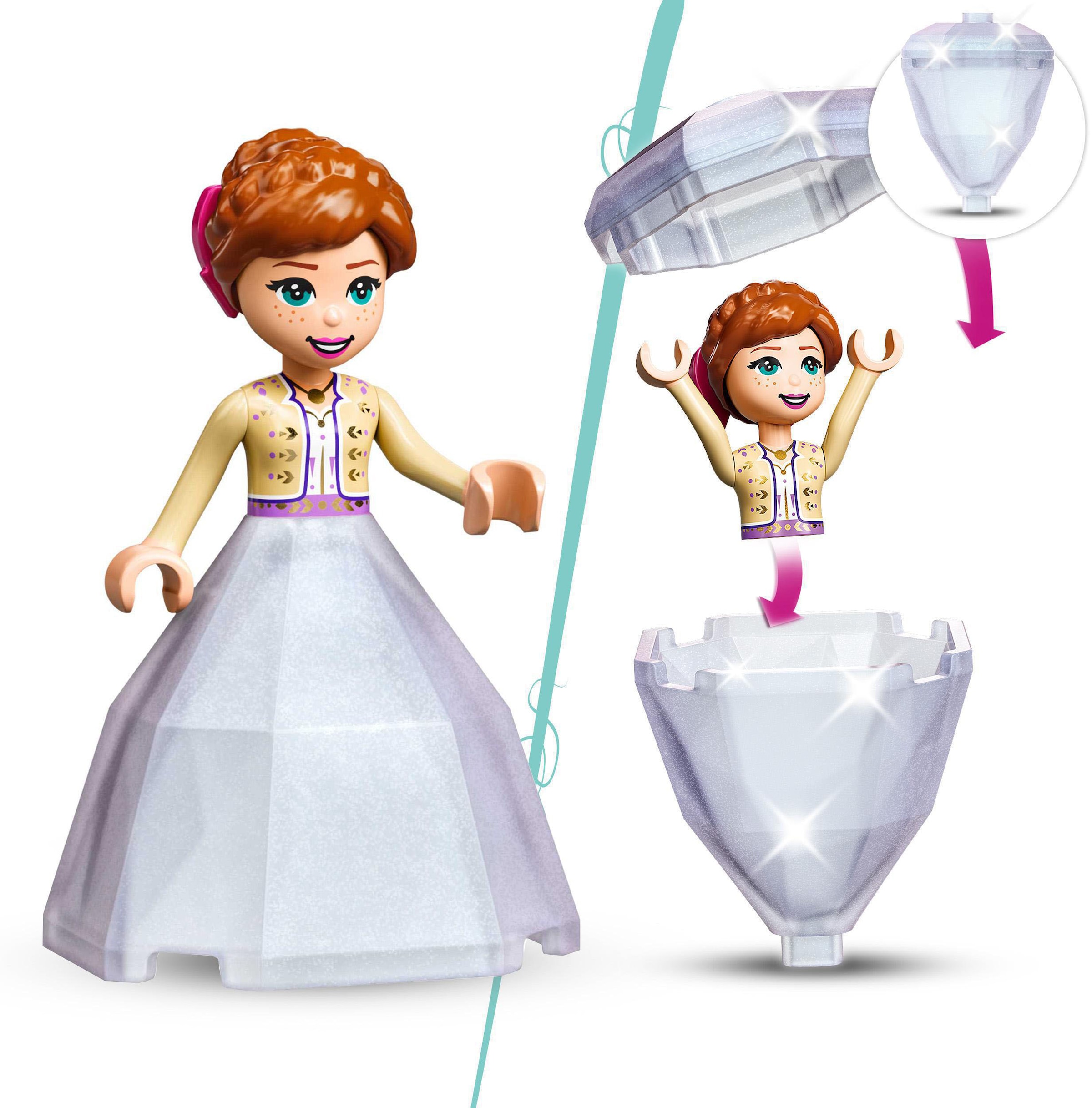 LEGO® Konstruktionsspielsteine »Annas Schlosshof (43198), LEGO® Disney«, (74 St.)