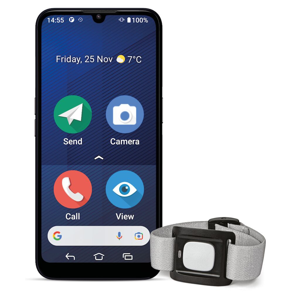 Doro Smartphone »8200 Secure ohne Netzteil«, Dunkelblau