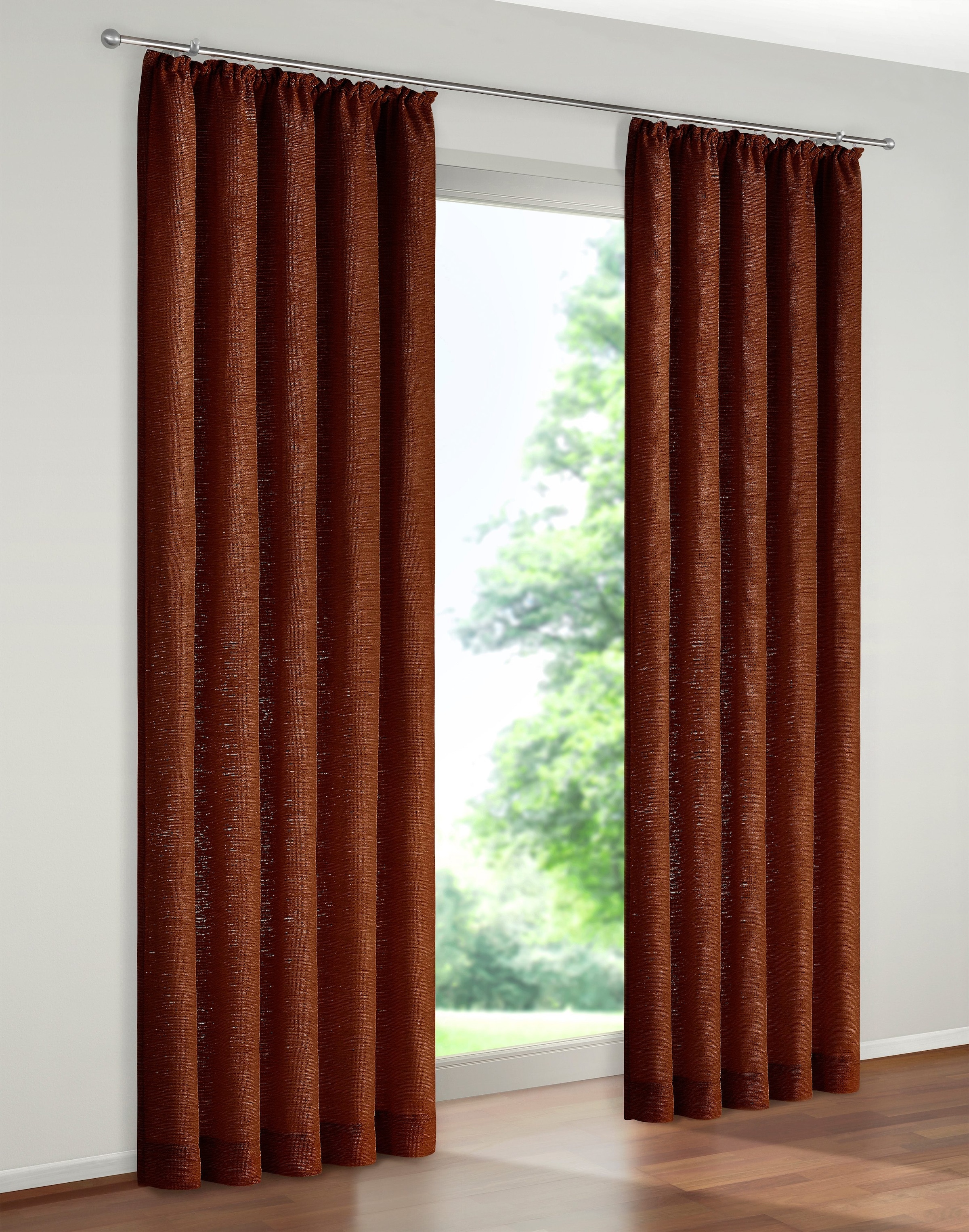 Wirth Vorhang "Holmsund 288g/qm" Kräuselband 1 Stk. tlg. günstig online kaufen