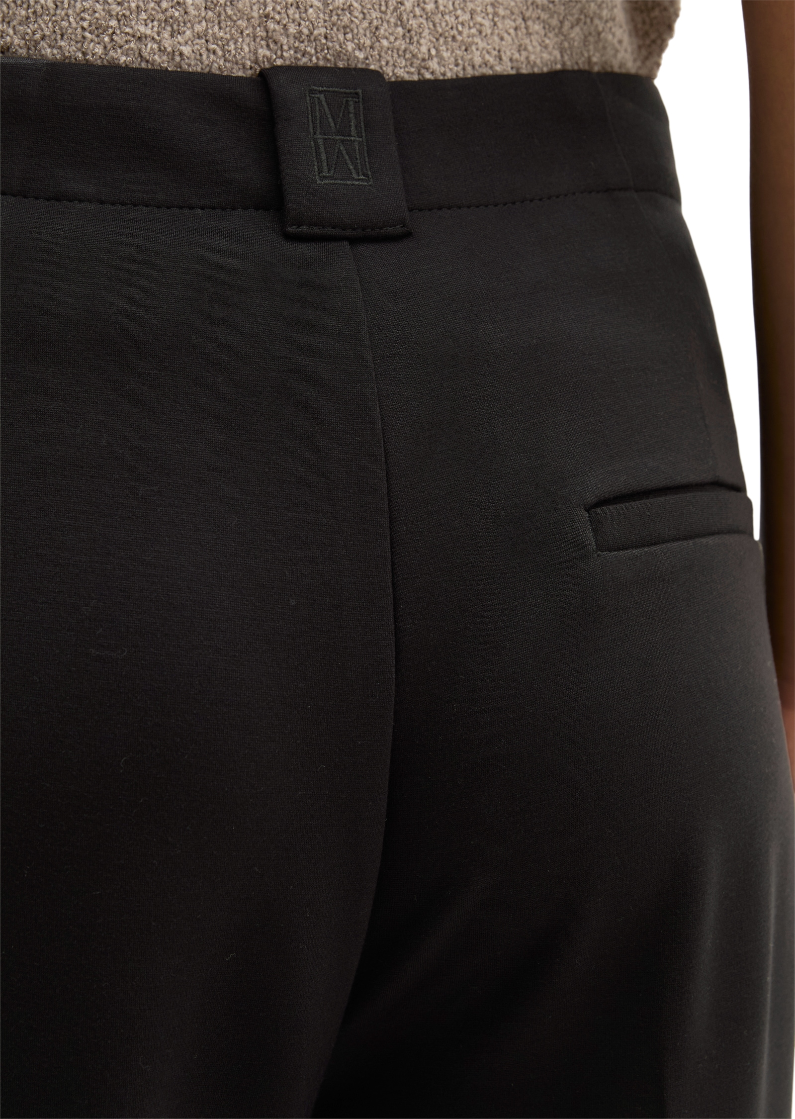 Marc O'Polo Jerseyhose  aus Viskosemix, Wide Fit