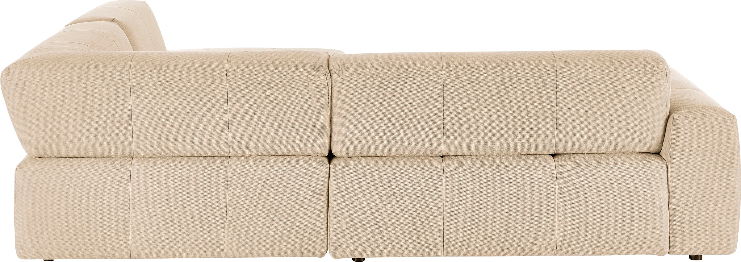 3C Candy Ecksofa »Yoshy Komfortsofa, bequem und modern, hochwertige Verarbeitungsdetails«, Zwei verschiedene Sitztiefen durch verstellbare Rückenlehne, L-Form