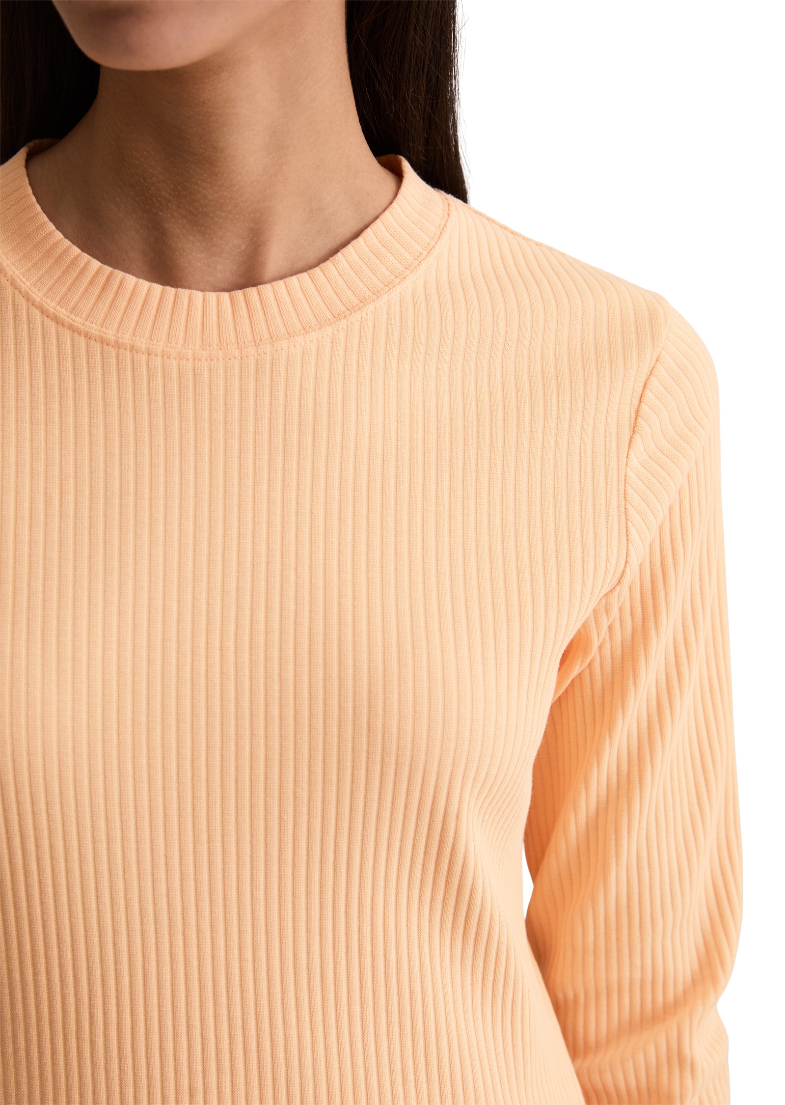 Marc O'Polo DENIM Langarmshirt »aus Rippjersey«