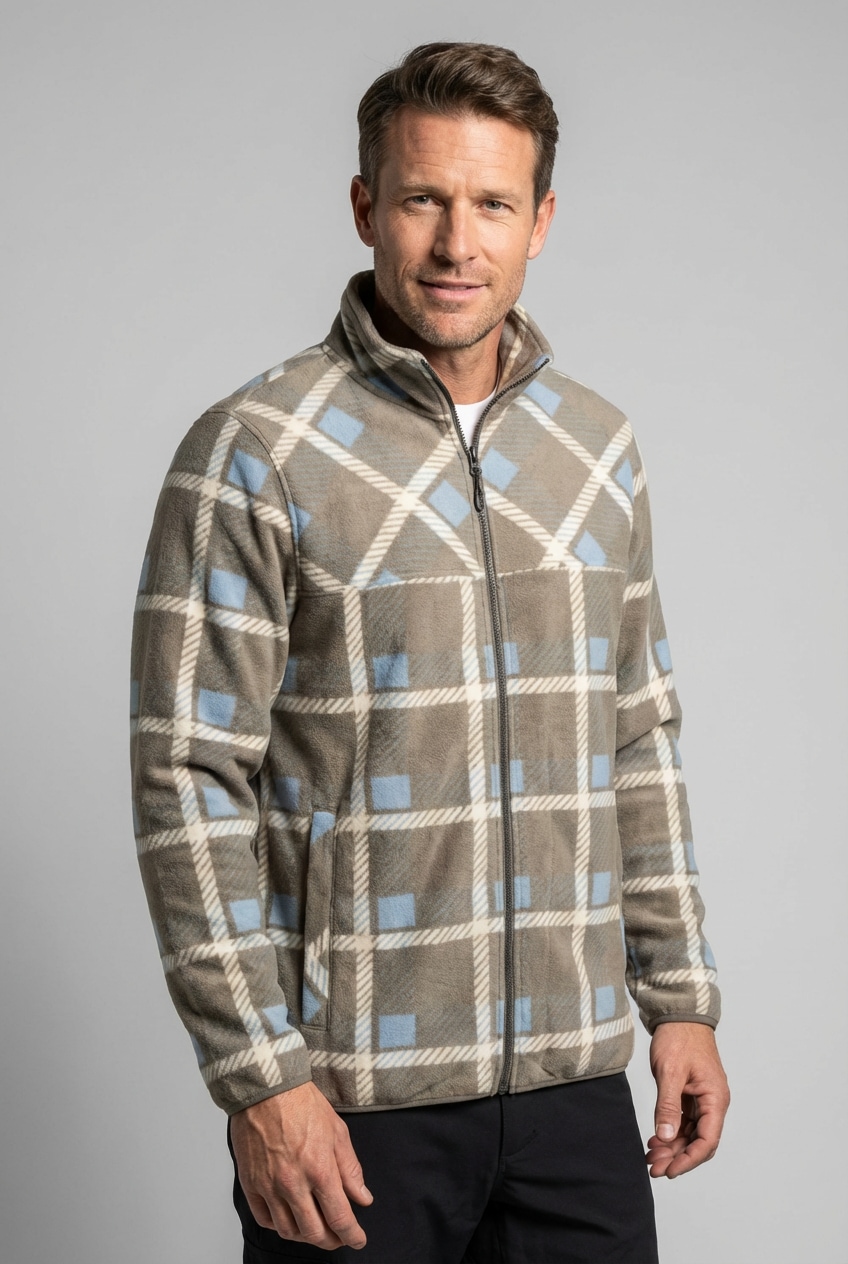 Icepeak Fleecejacke "ICEPEAK MARENGO" normale Passform, mit zwei Reißverschlusstaschen vorne
