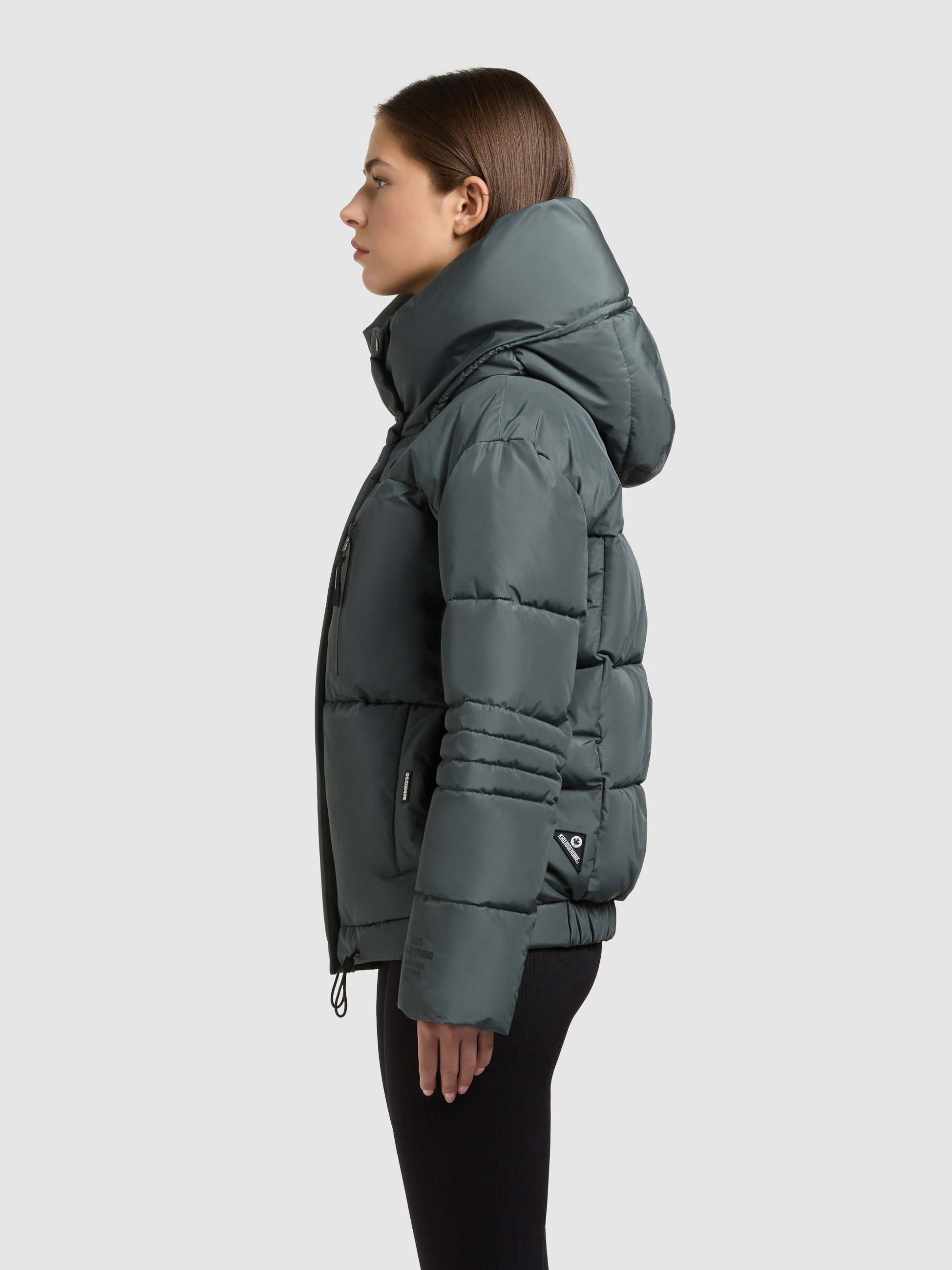 khujo Steppjacke »PEEKE2 WITH GLOVES« mit Kapuze