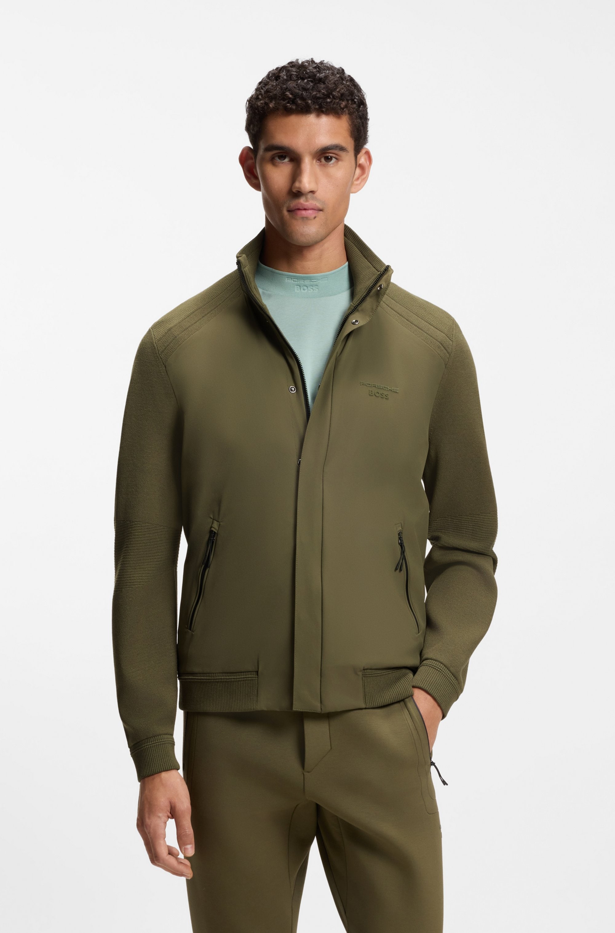 BOSS GREEN Hybridjacke "Porsche Spirit 70 Capsule Collection" Premium Herre günstig online kaufen