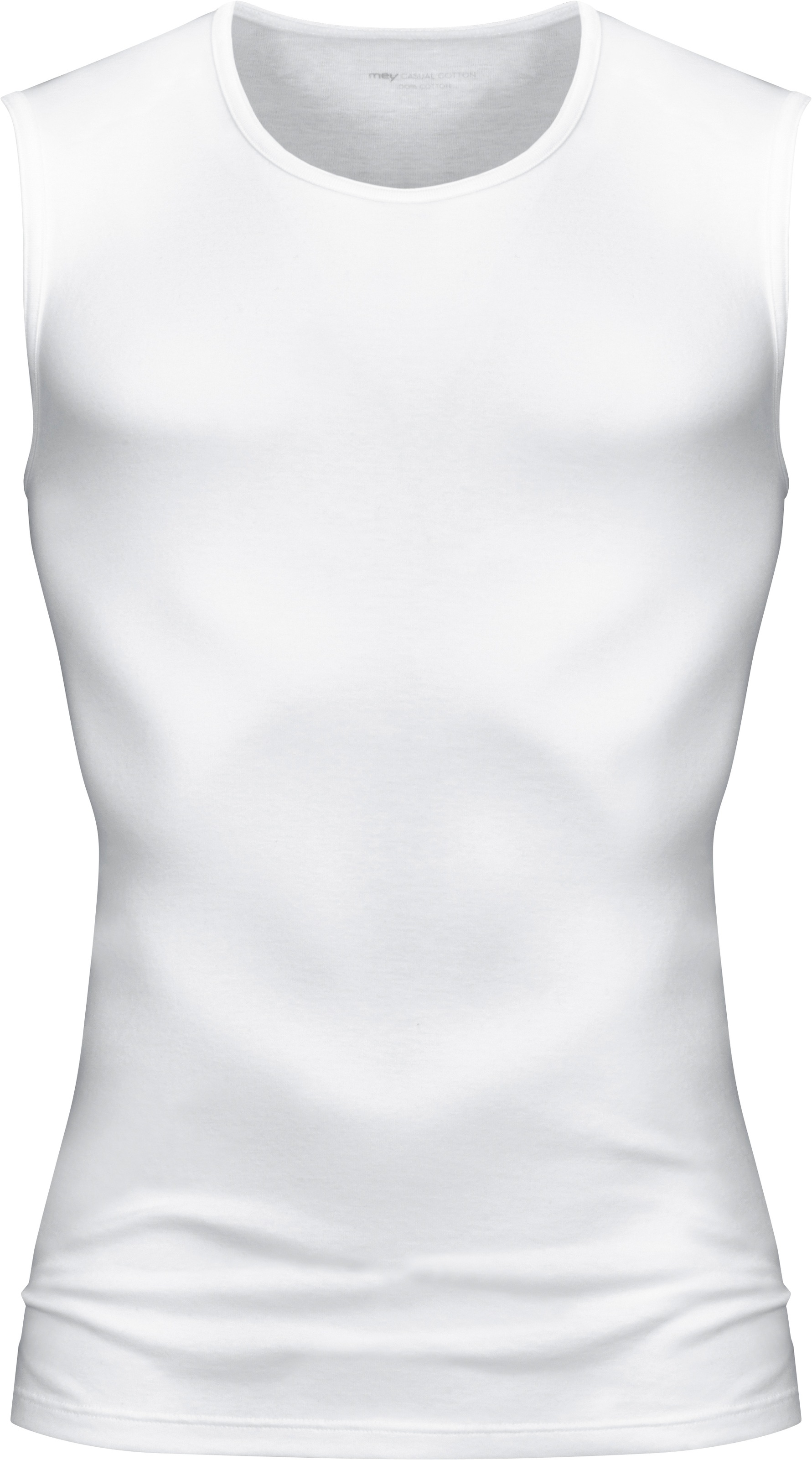 Mey Muscleshirt »CASUAL COTTON (K)«, Elastische Hals und Armabschlüsse