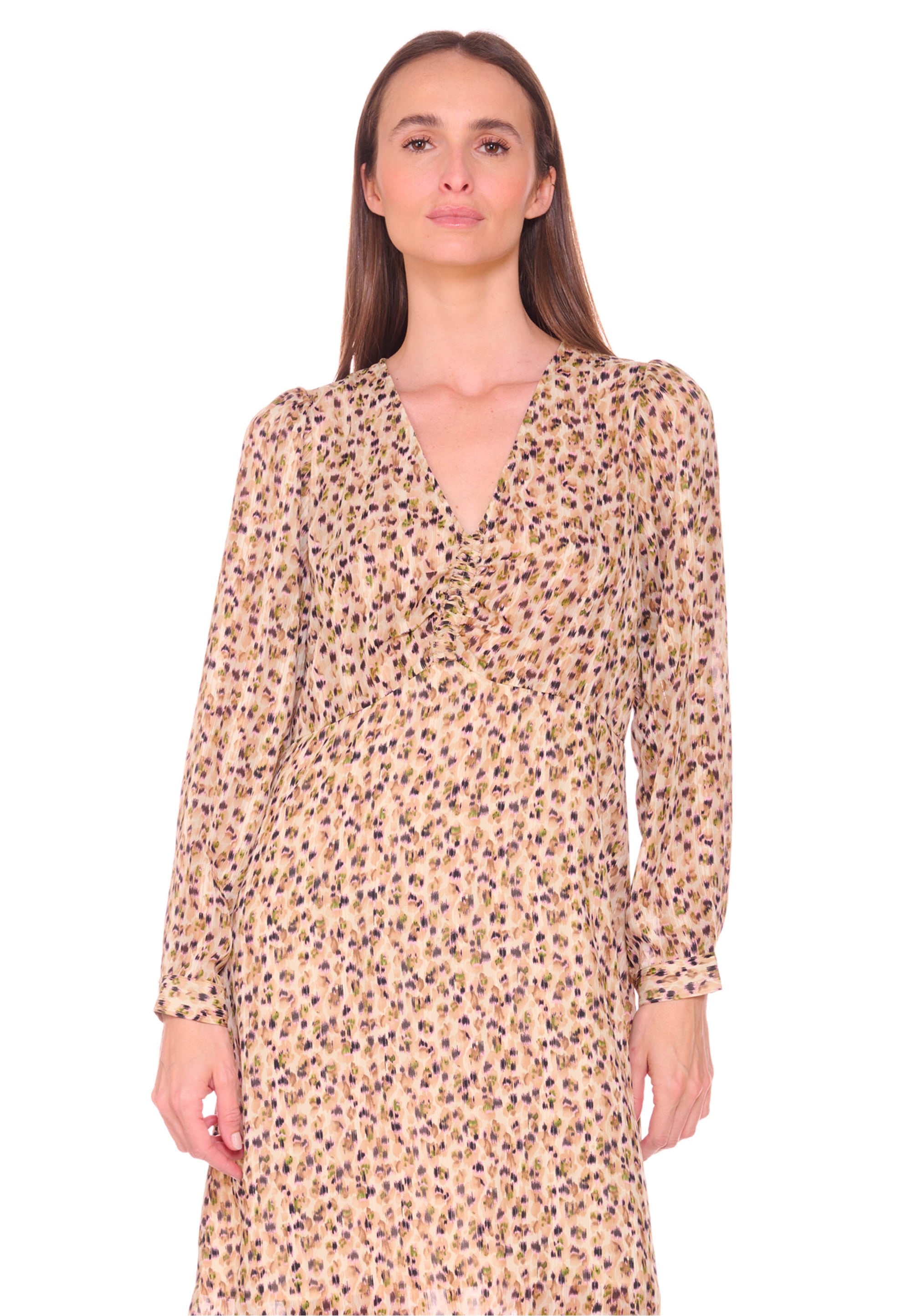 Le Temps Des Cerises Jerseykleid »NAHIA«, mit angesagtem Allover-Print