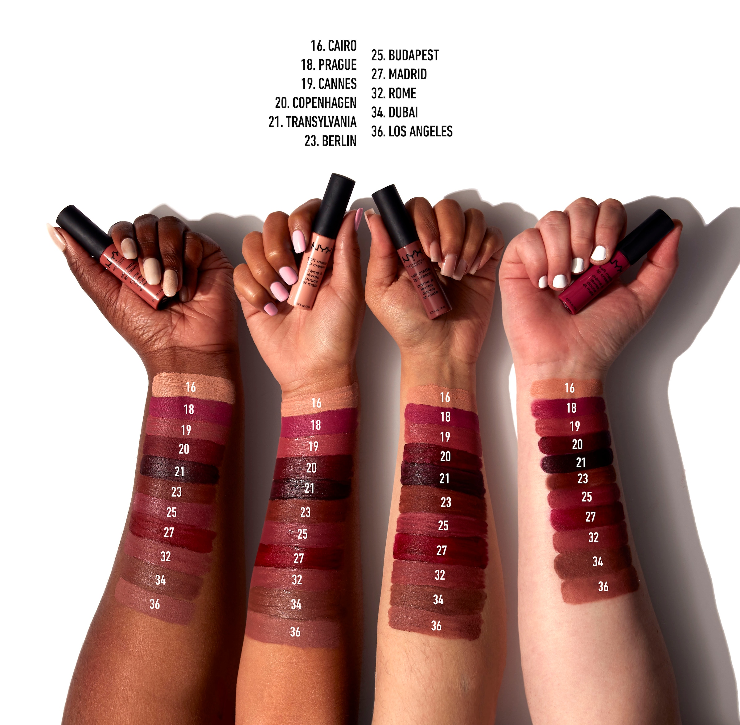 NYX Lippenstift »Professional Makeup Soft Matte Lip Cream«, mit natürlichen Inhaltstoffen