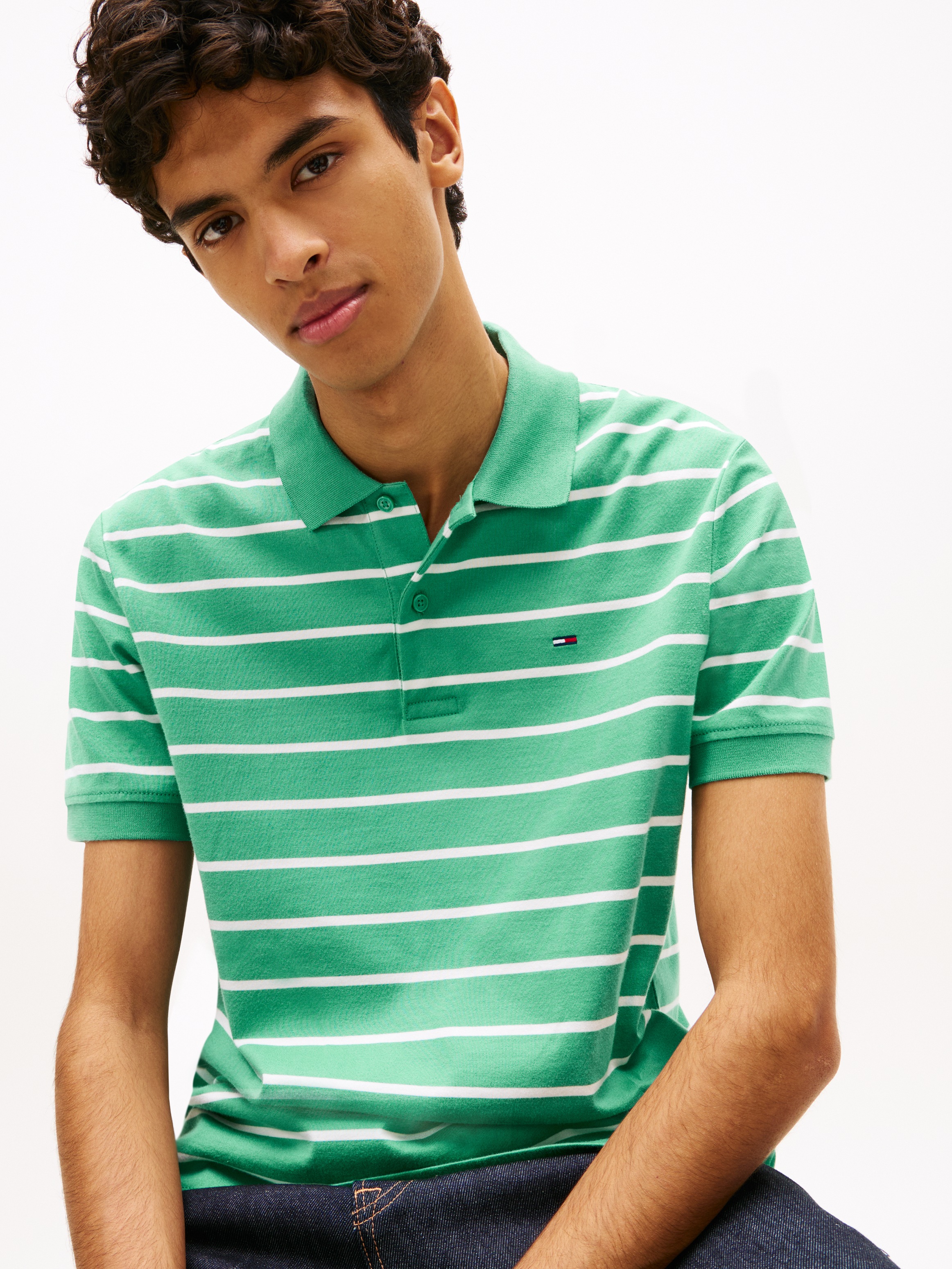 Tommy Jeans Poloshirt »TJM REGULAR STRIPE« Regular fit mit Polokragen