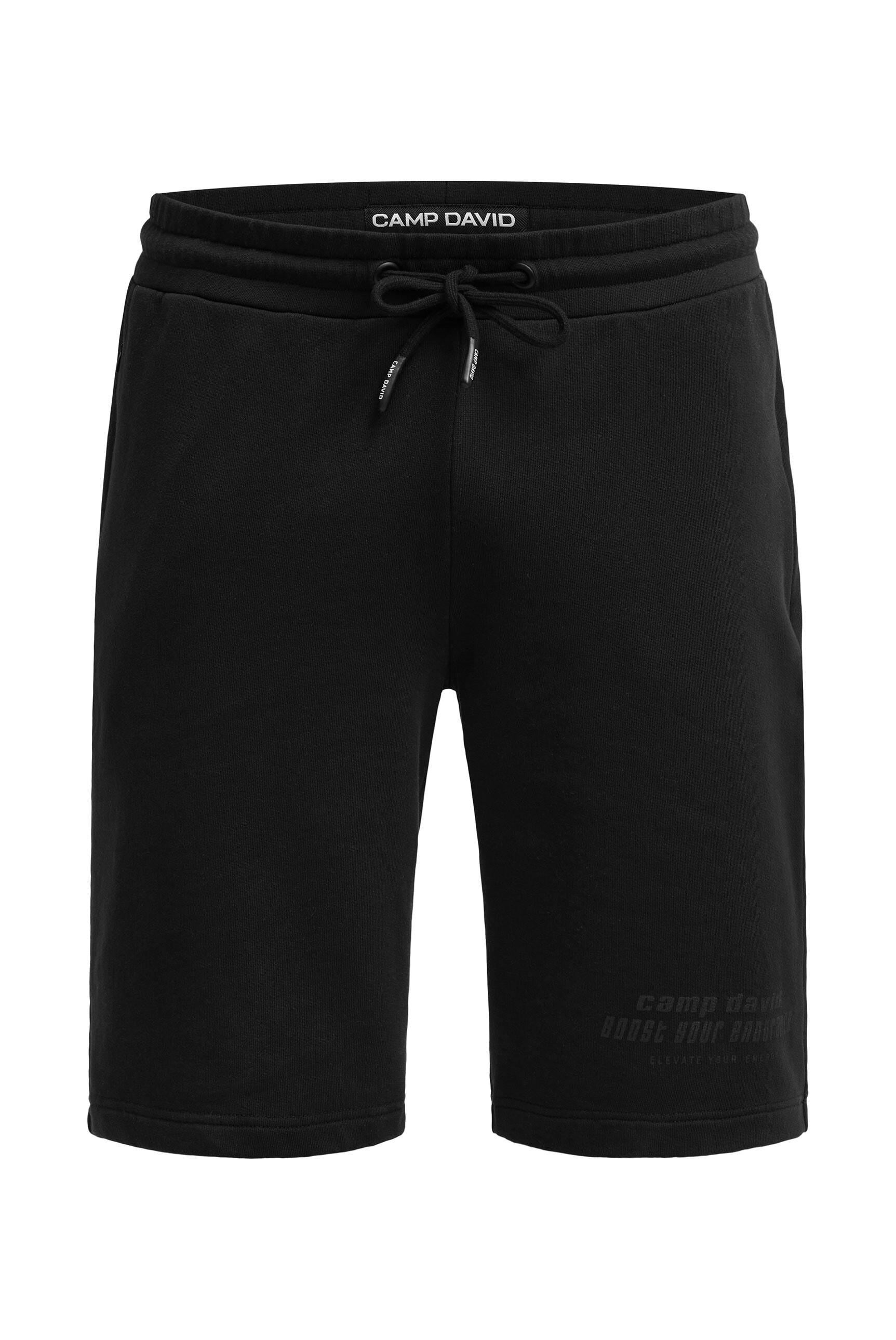 CAMP DAVID Sweatshorts  mit Elastikbund & seitlichen Taschen