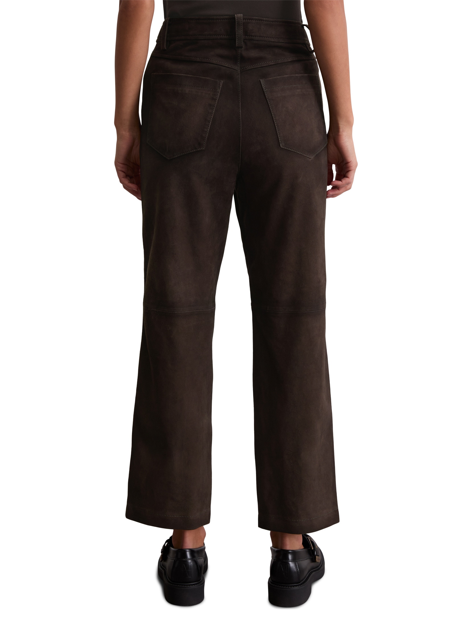Marc O'Polo Lederhose »aus softem Ziegen-Veloursleder«