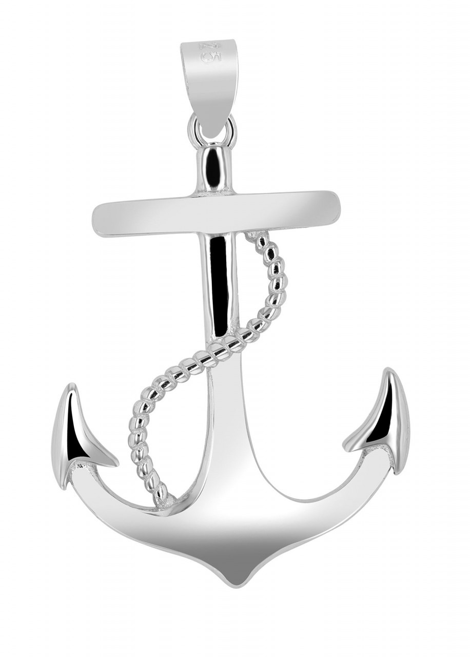 Adelia´s Kettenanhänger »hochwertiger Anker Anhänger aus 925 Sterling Silber« ()