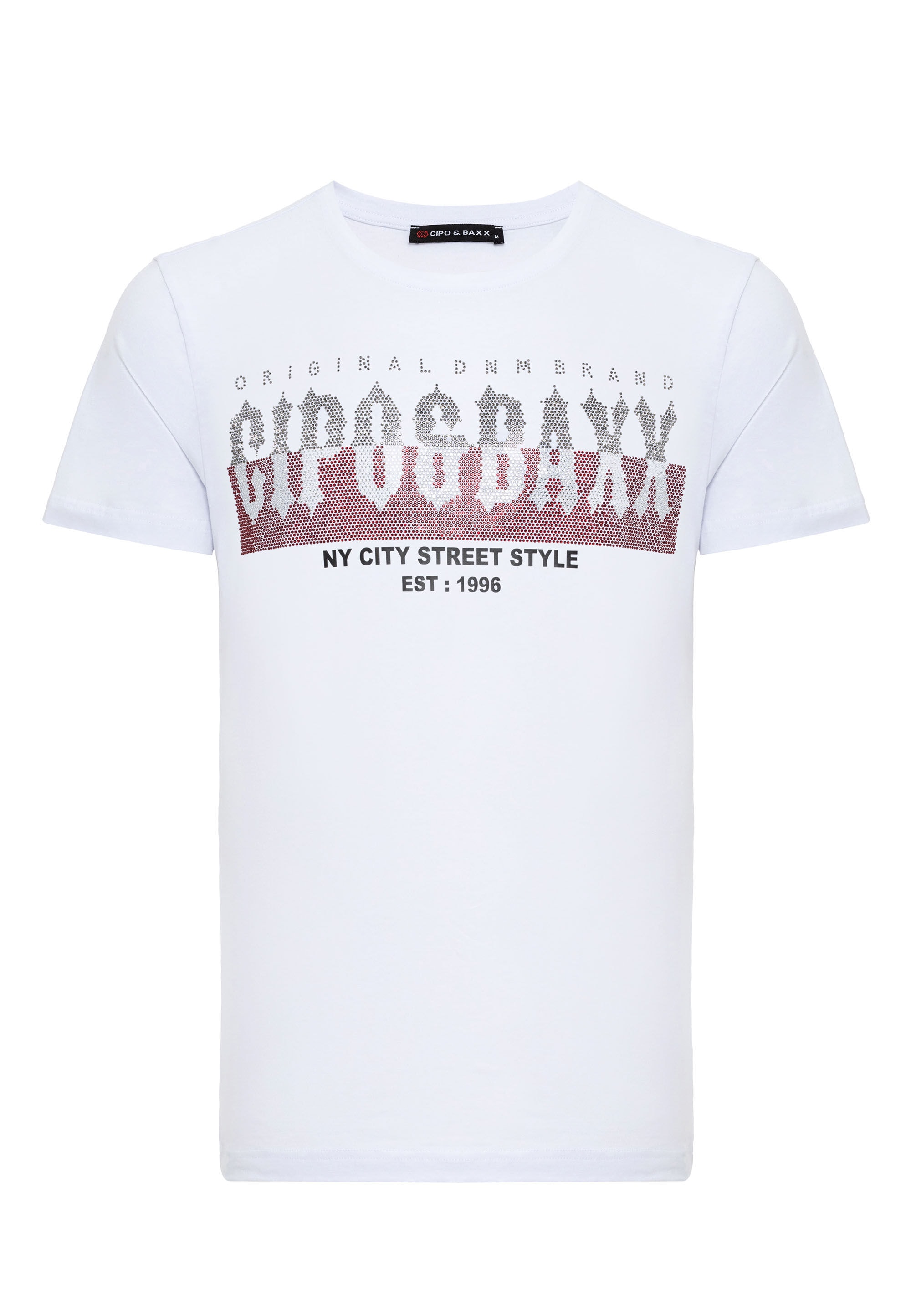 Cipo & Baxx T-Shirt »T-Shirt« mit markantem Print