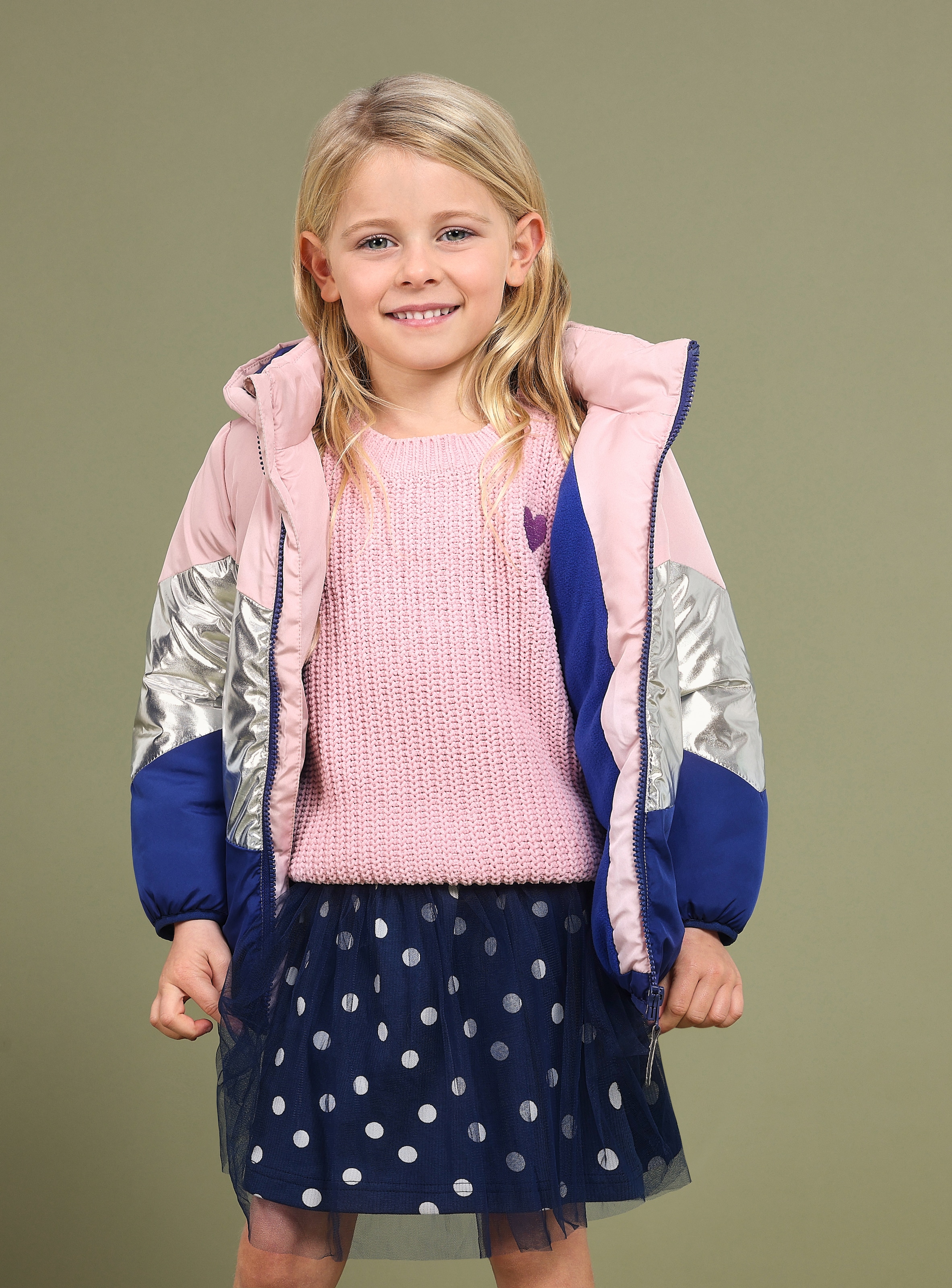 Blue Seven Kurzjacke mit Kapuze mit abnehmbarer Kapuze