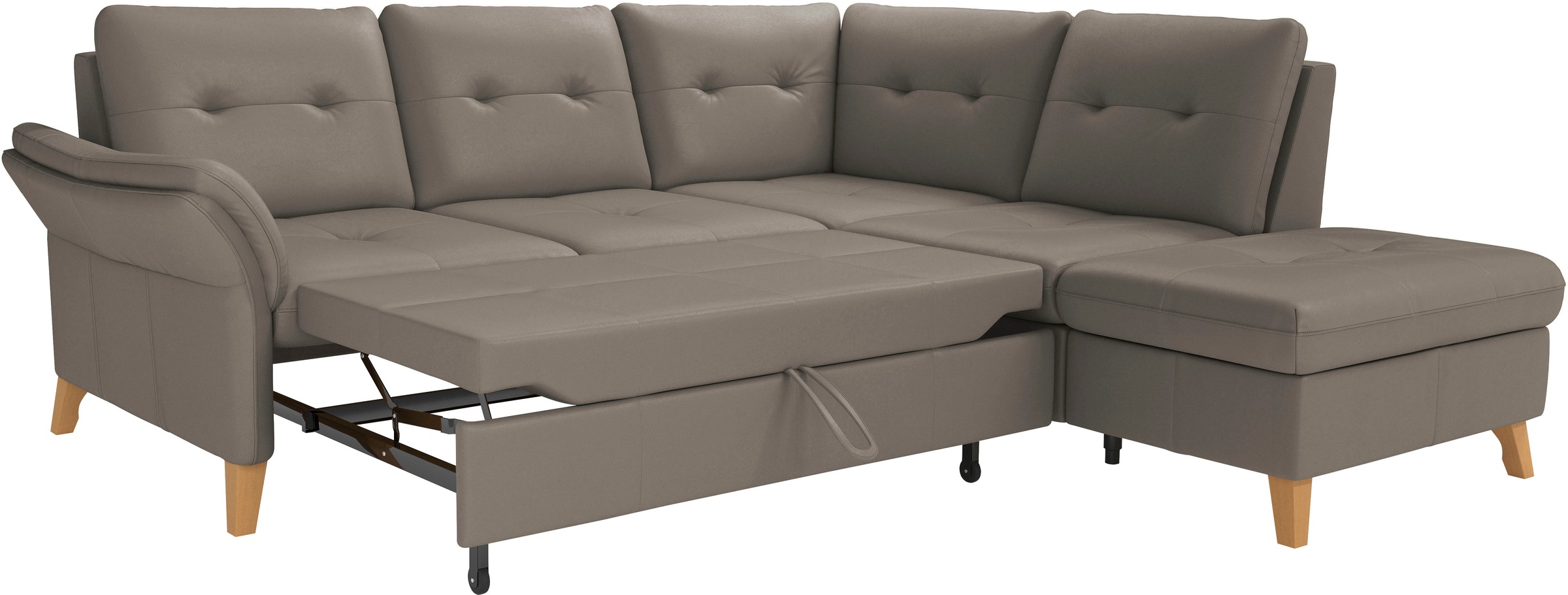 sit&more Ecksofa »Göteborg«, inkl. Sitztiefenverstellung, wahlweise mit Bettfunktion & Bettkasten