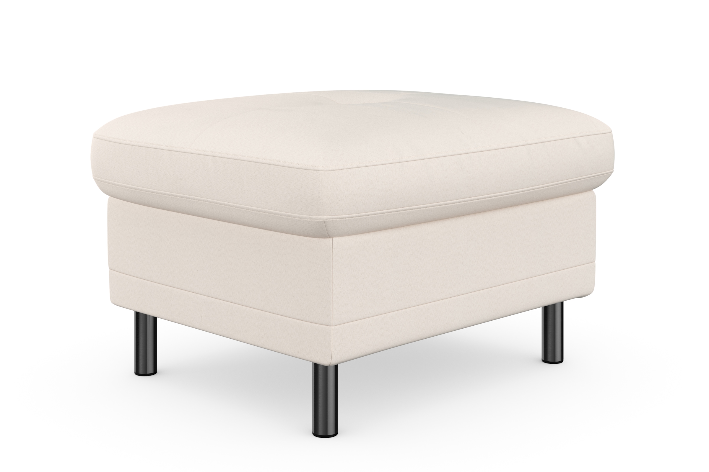 Stauraumhocker HOME AFFAIRE, B:76cm H:46cm T:64cm, beige, 100% Polyester, Hocker, "Calando", passend zur Polsterserie "Calando", auch im