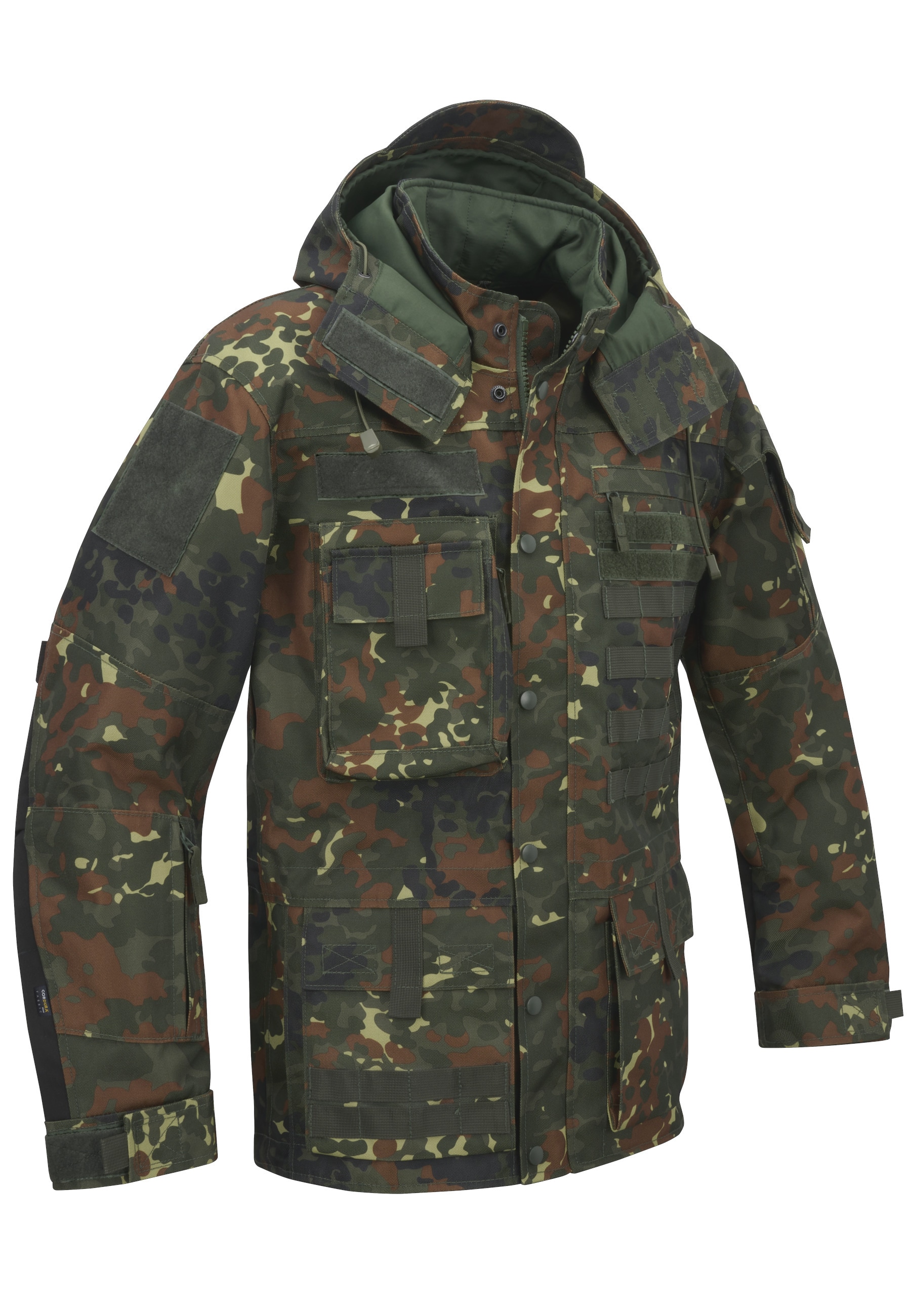 Brandit Outdoorjacke "Brandit Herren Performance Outdoorjacket" 1 Stk. tlg. mit Kapuze