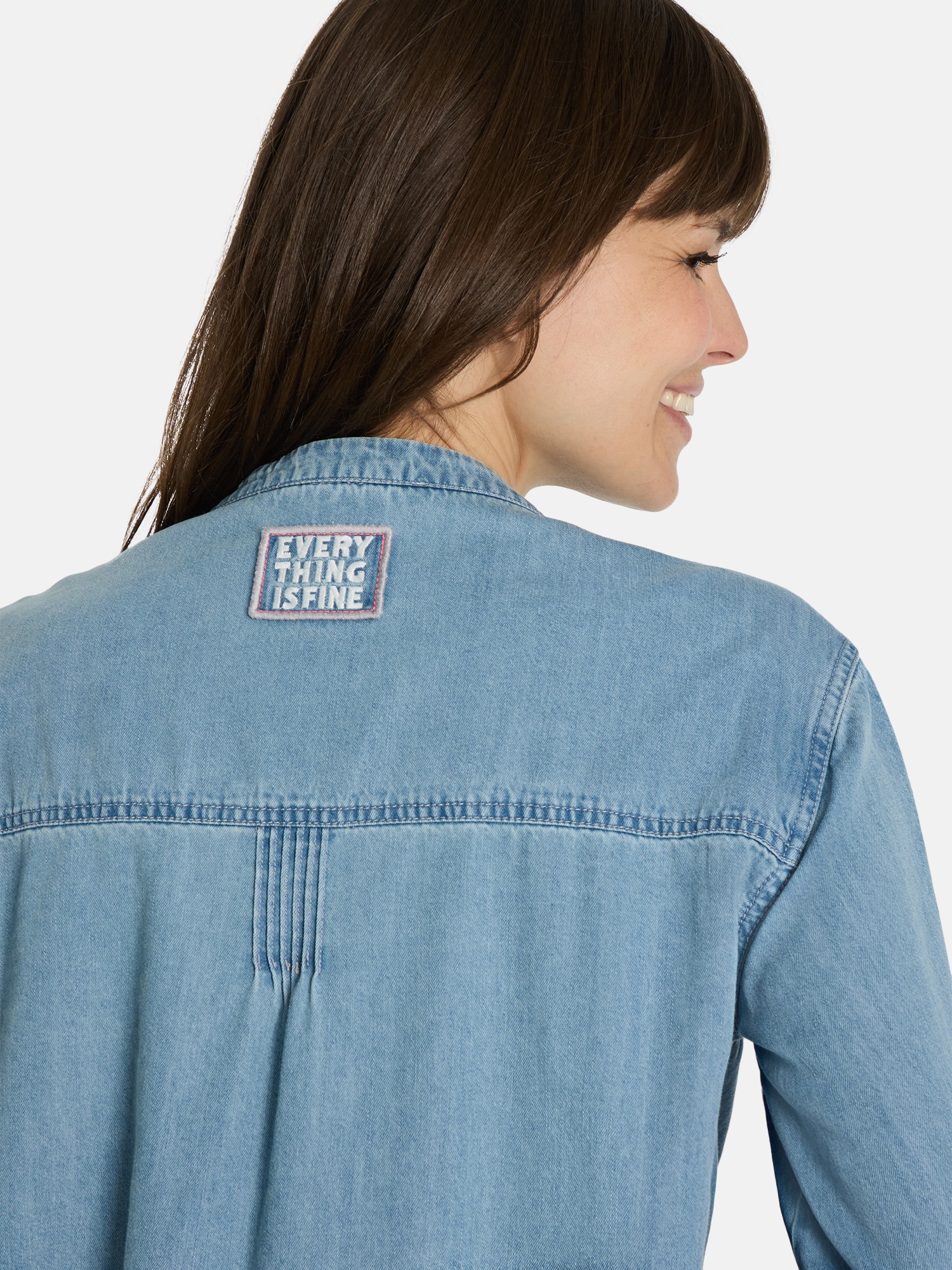 Lieblingsstück Langarmbluse »EvitaL«, im Denim-Look