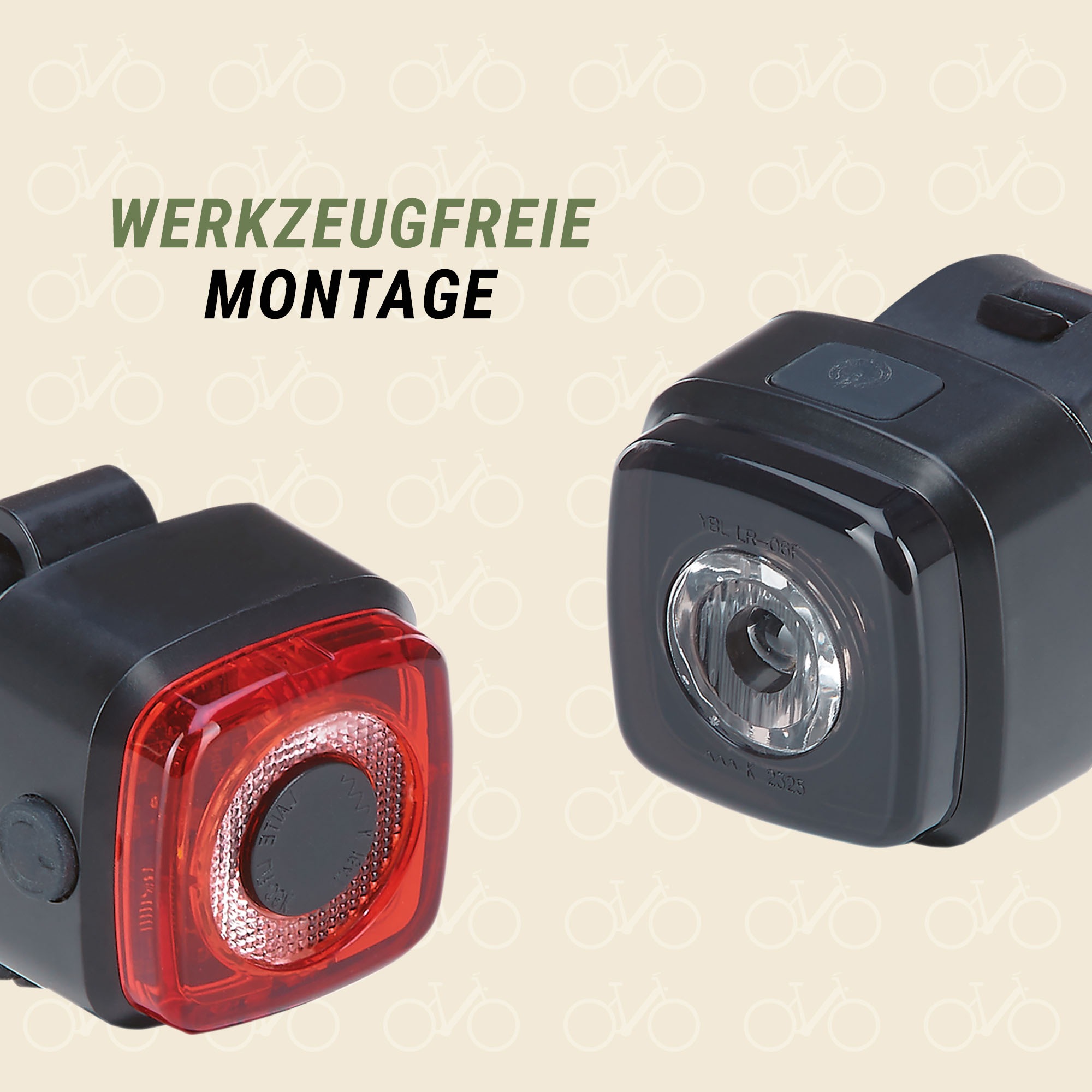 Thumbnail - Prophete Fahrradbeleuchtung "LED Akku Beleuchtungs-Set"