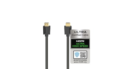 HDMI-Kabel »Ultra High Speed HDMI Kabel, zertifiziert, Stecker-Stecker, 8K, 2 m«,...