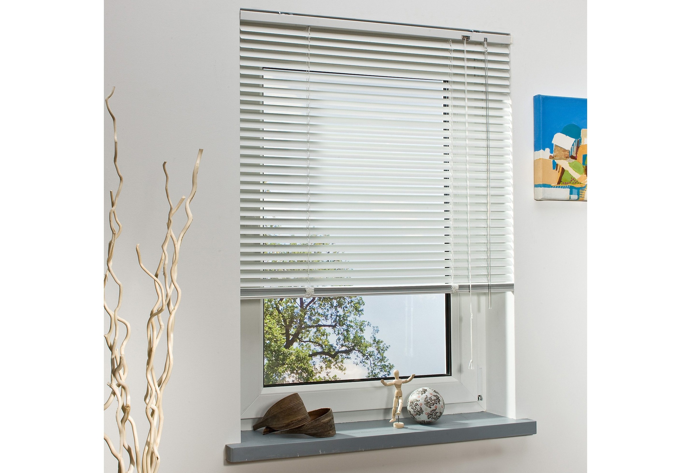 Liedeco Jalousie "Aluminium-Jalousie" mit Bohren freihängend Aluminium günstig online kaufen