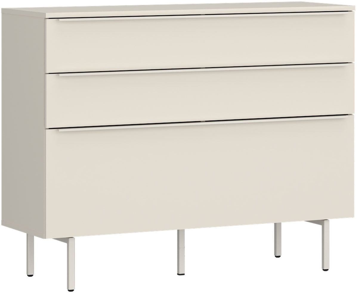 TOM TAILOR HOME Kommode Lowboard, Breite 110 cm,1 Klappe,2 Schubladen, viel Stauraum