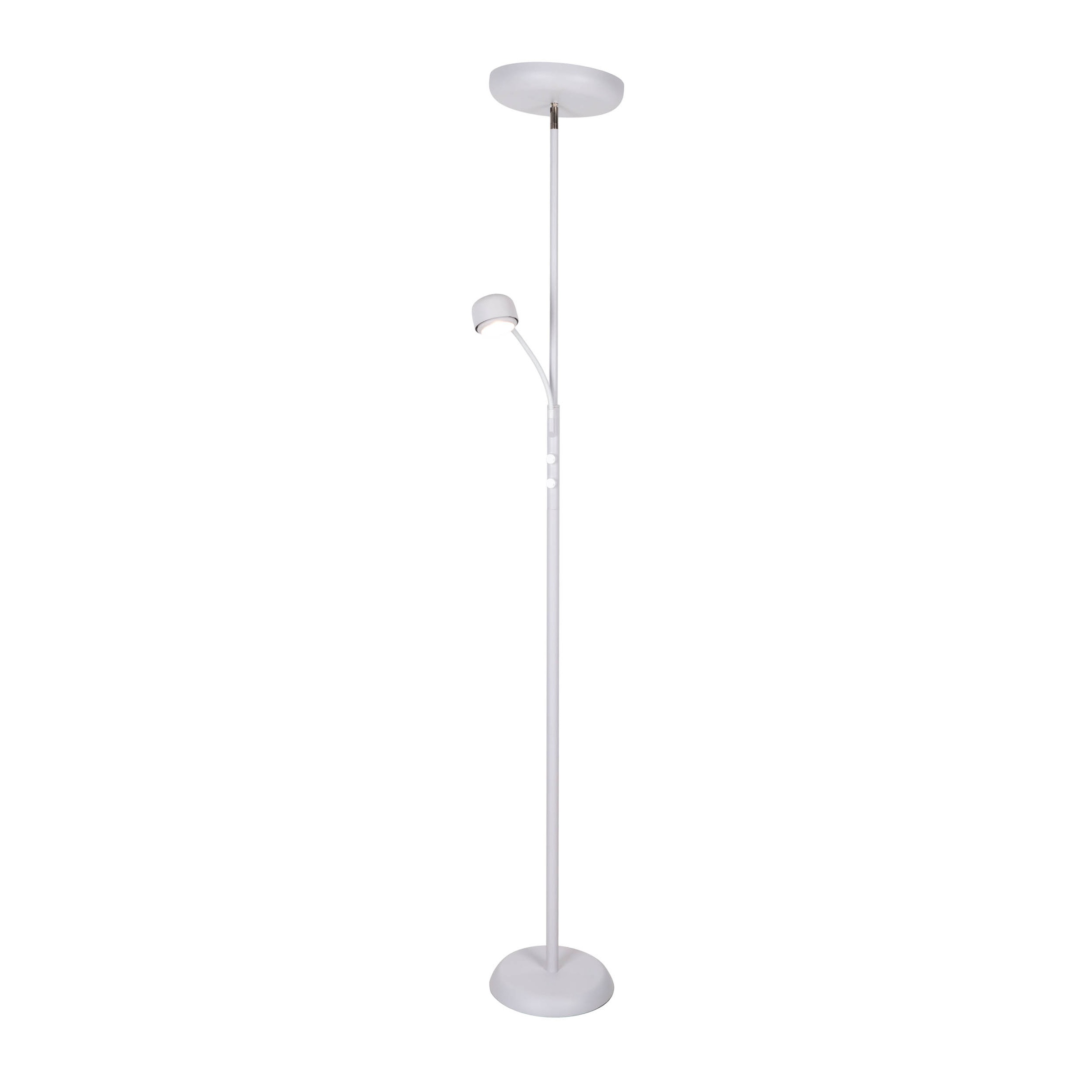 näve LED Stehlampe »Romis« LED-Modul 1 Stk. Warmweiß mit Lesearm, dimmbar per Drehschalter, LED warmweiß, H: 180cm