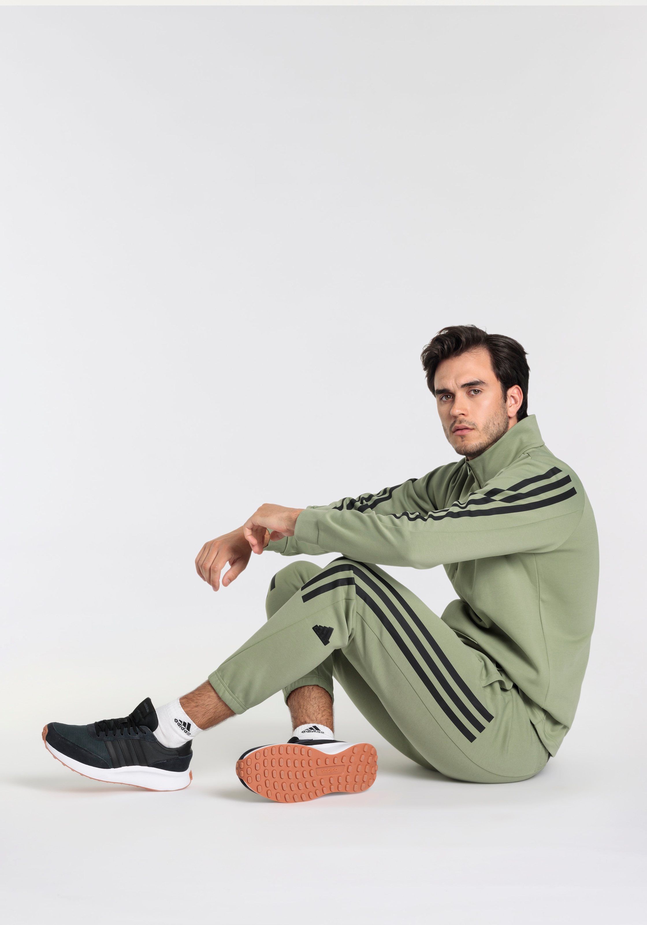 adidas Sportswear Rollkragenpullover »M FI 3S HALFZIP«