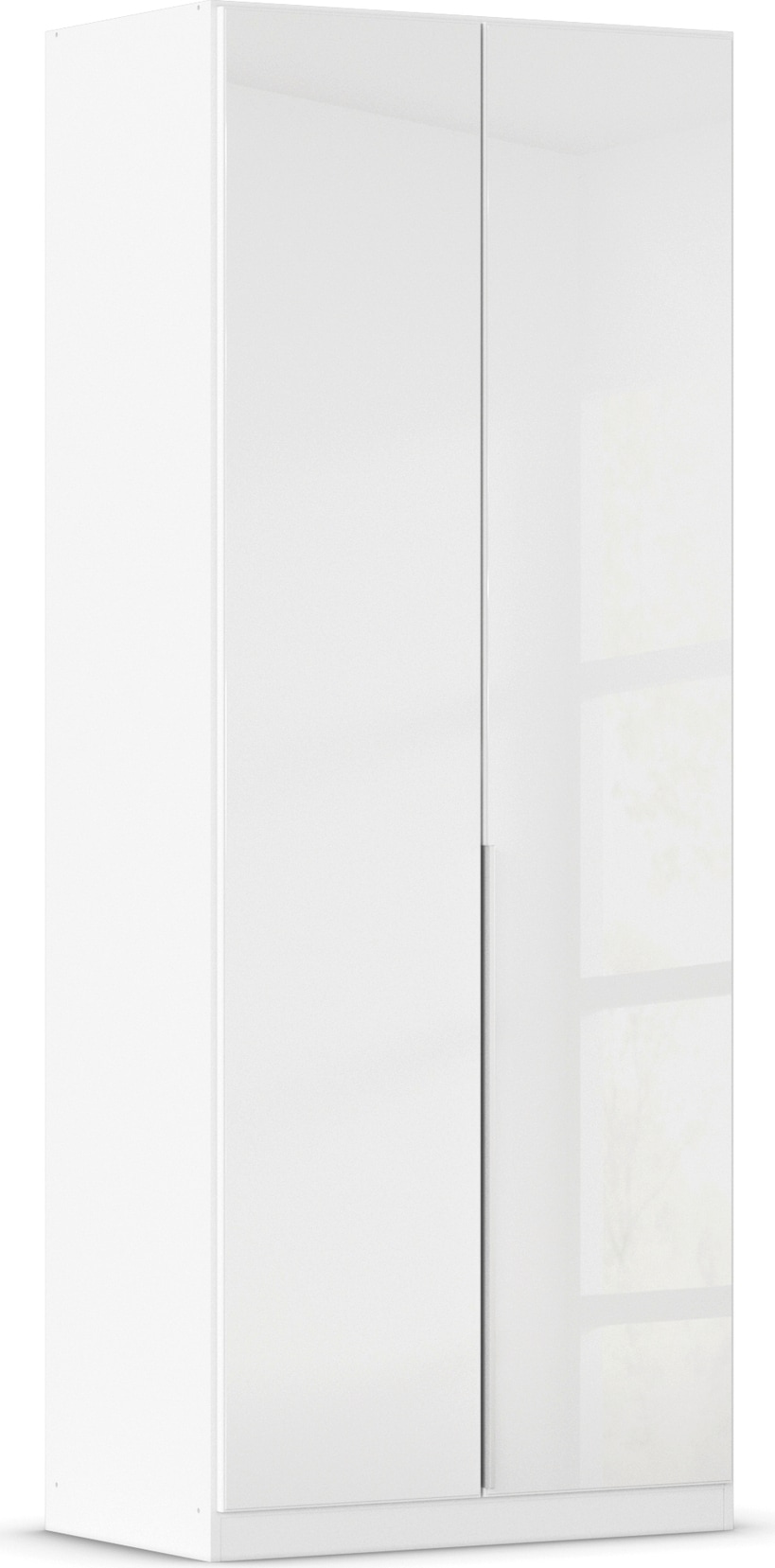 OTTO home Drehtürenschrank "Kleiderschrank Kleiderschränke Schrank Garderobe AGORDO mit Glasfront" in zwei Griff-Farben, Breiten 91-405 cm, durchdachte Innenausstattung, in 8 Breiten und 2 Höhen MADE IN GERMANY