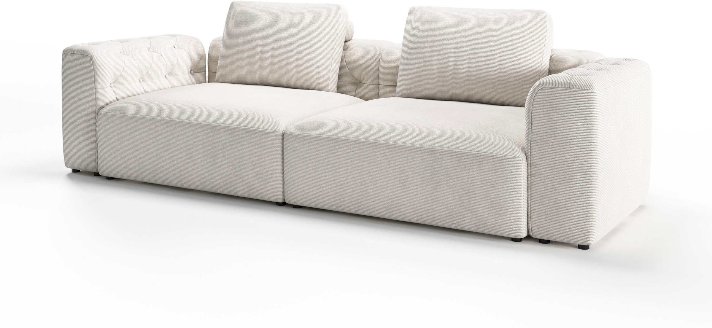 RAUM.ID 2,5-Sitzer »Cushid«, Modulsofa, bestehend aus 2 Teilen, Breite 268 cm