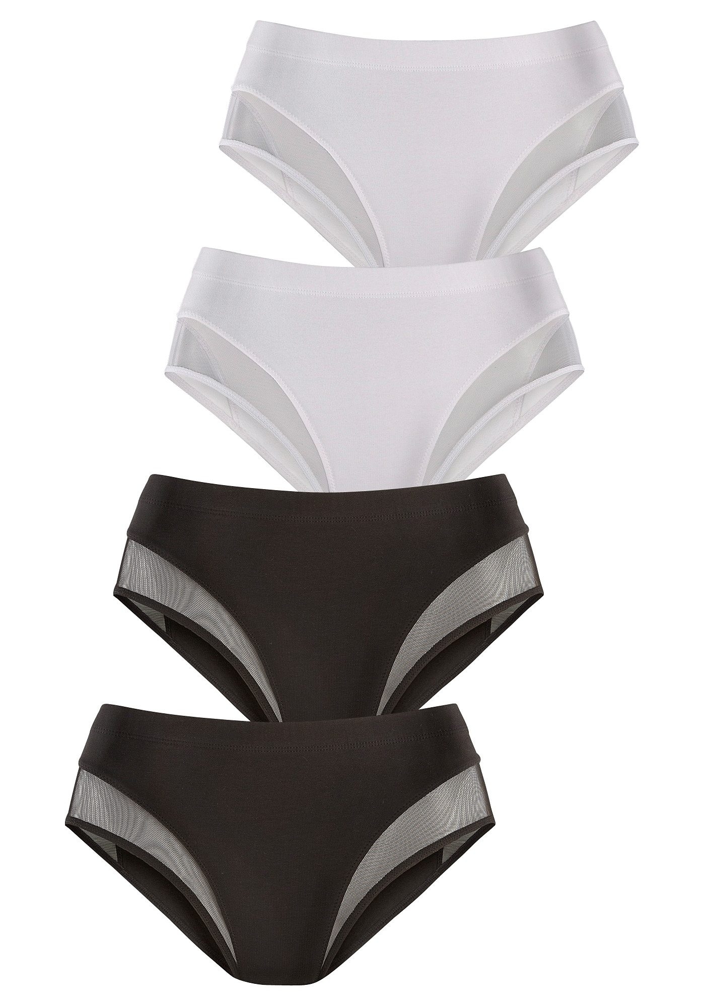 petite fleur Formslip, (4er-Pack), mit Mesh-Einsätzen am Bein