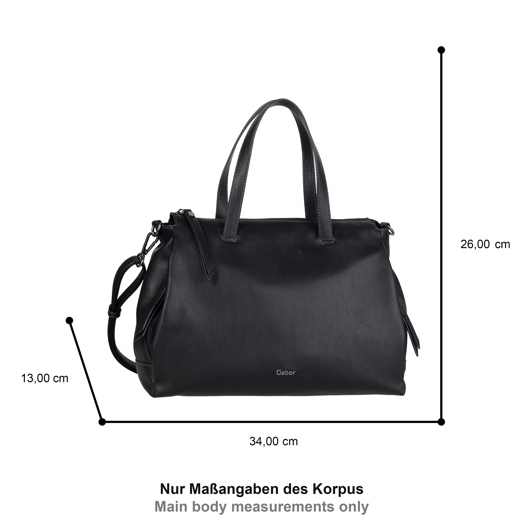 Gabor Shopper »Jenny«, besonders weiche leichte Modelle aus soft genarbtem Lederimitat
