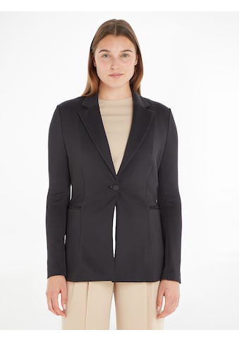 Calvin Klein Jackenblazer »TECHNICAL KNIT LONG BLAZ...