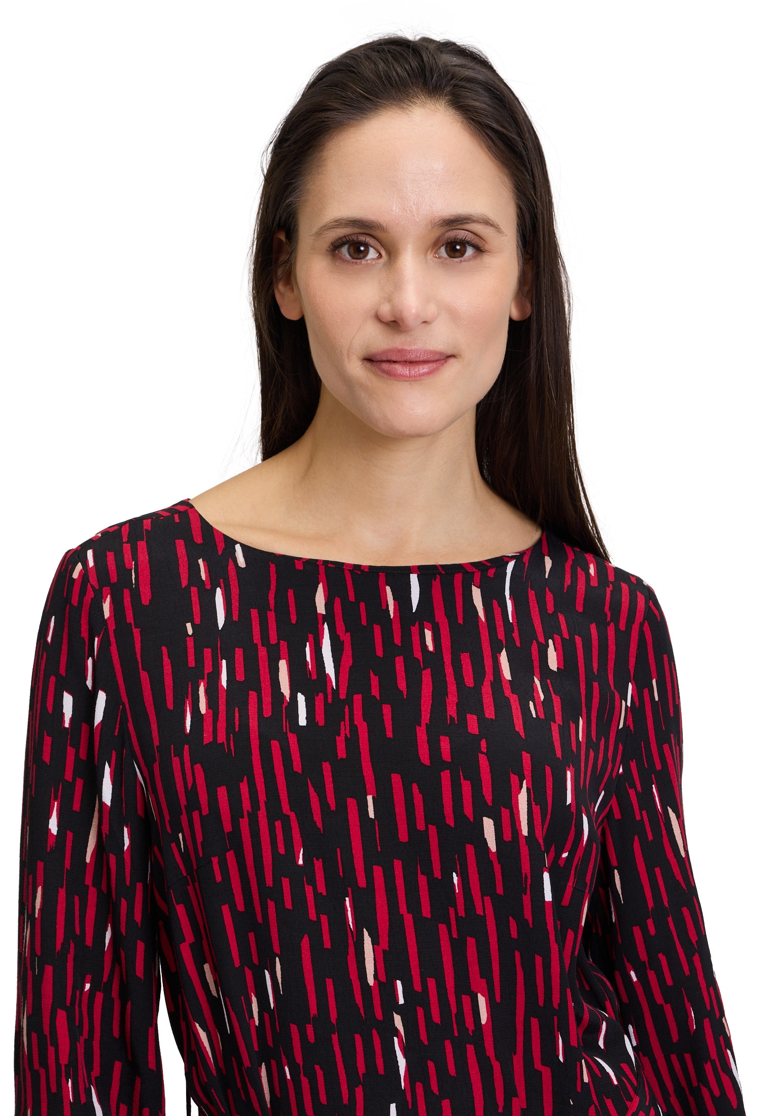 Betty&Co Druckkleid »Betty & Co Damen Casual-Kleid mit 3/4 Arm«, Druck