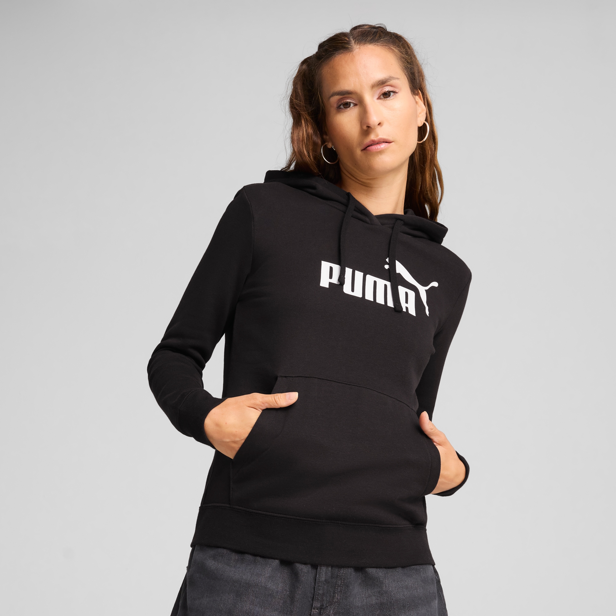 PUMA Kapuzensweatshirt "ESS NO. 1 LOGO HOODIE FL", mit verstellbarer Kapuze günstig online kaufen