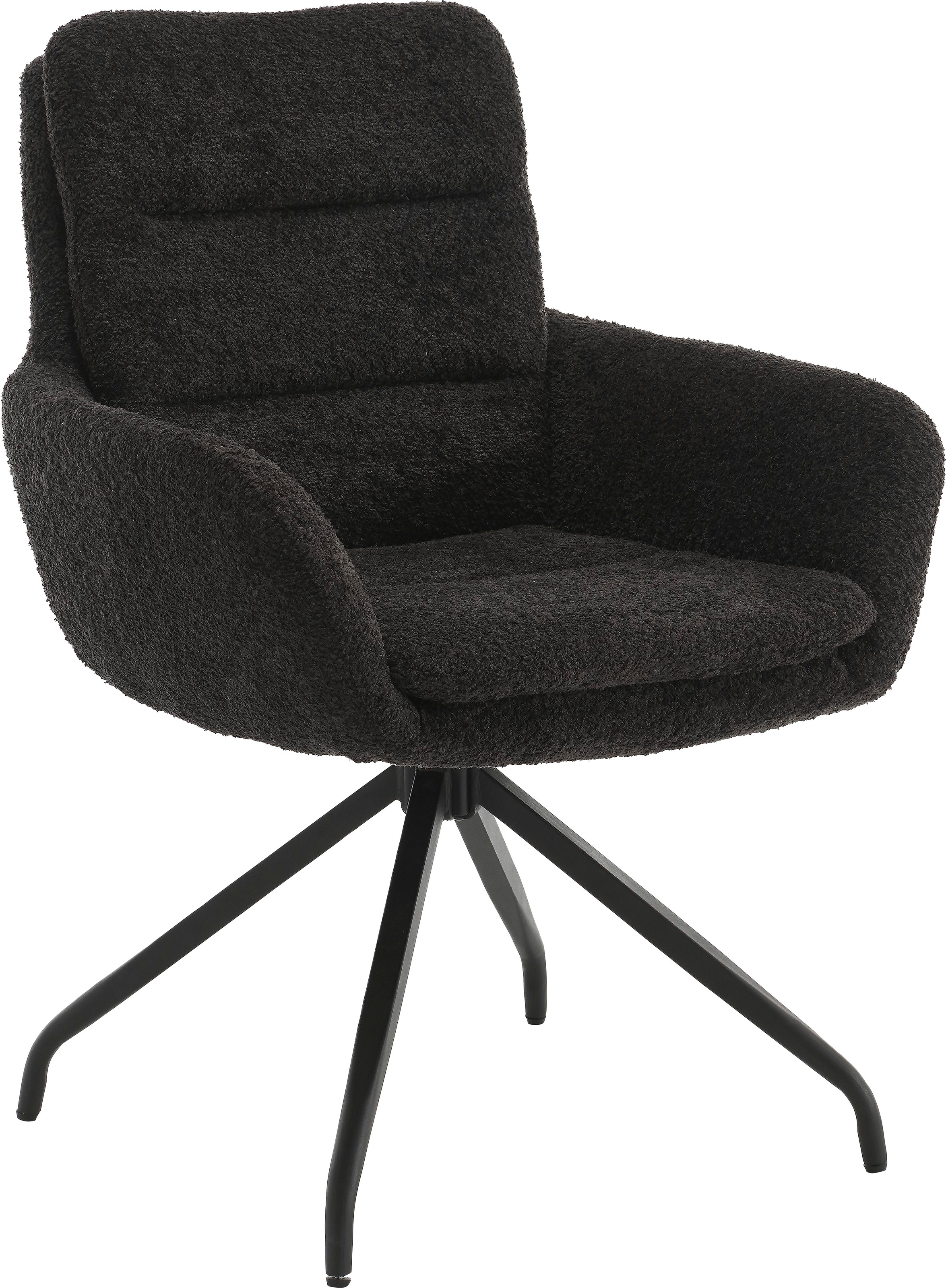 Home affaire Esszimmerstuhl "Taragona", (Set), 2 St., Boucle, mit unterschi günstig online kaufen