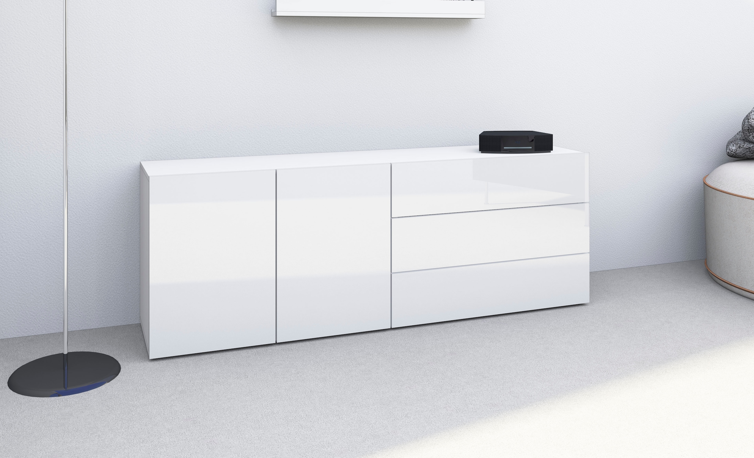 borchardt Möbel Sideboard »Sophia«, Breite 152 cm, stehend und hängend montierbar