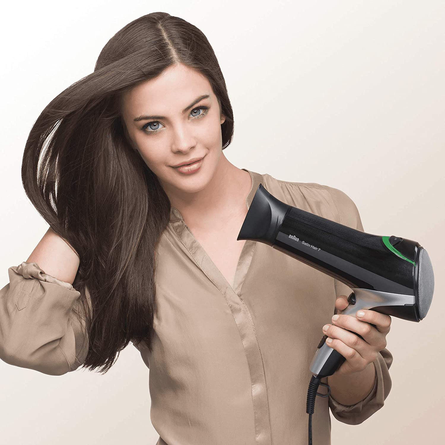 W, 100%-igen Braun 7 Hair vor »Braun | Sale Protect™ im System: 2200 Schutz Satin Ionic-Haartrockner Satin Iontec«, Überhitzung BAUR