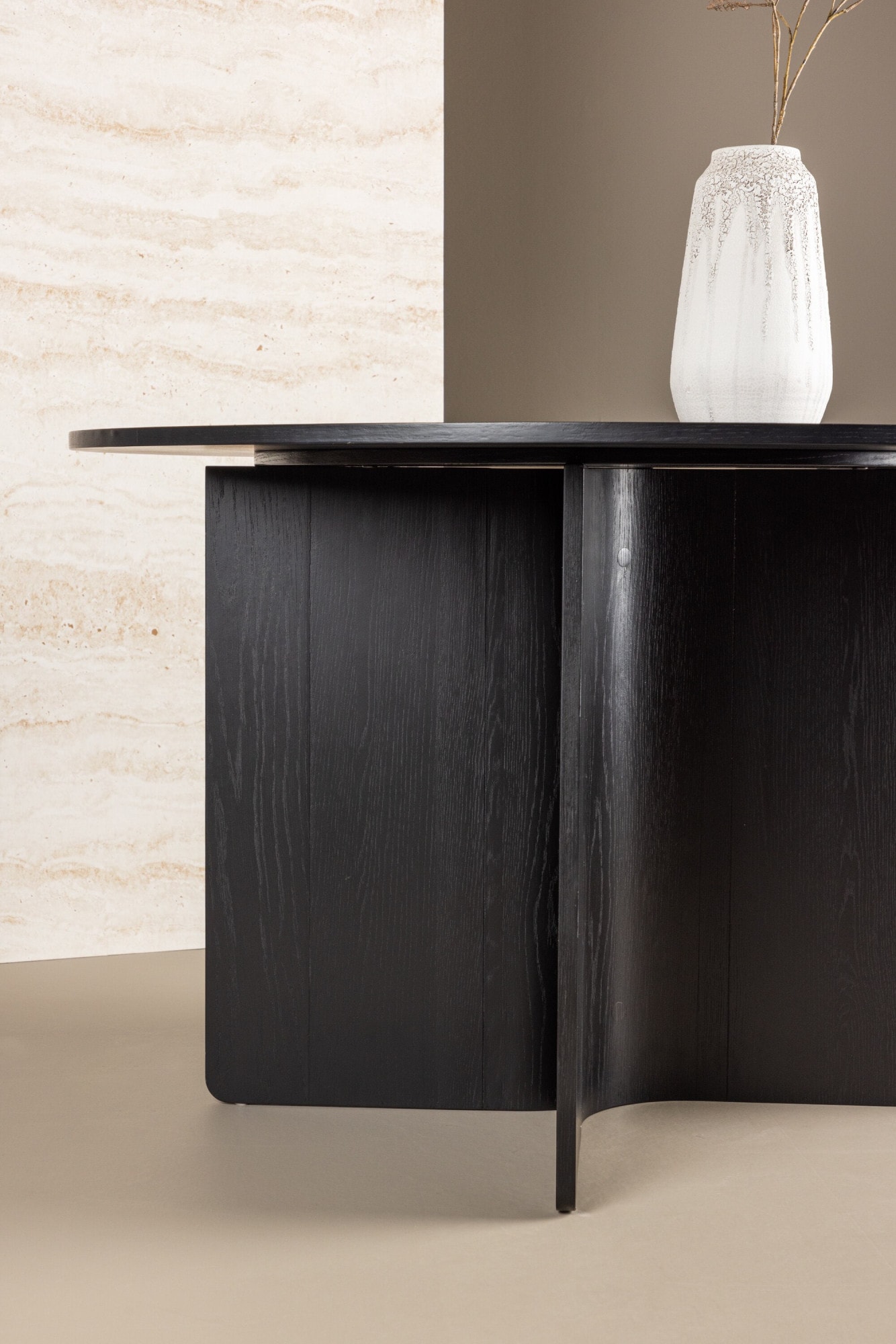 Venture Home Esstisch »Tyresö, runder Esstisch, robust, Ø 120 cm« Esszimmertisch, MDF, rund, gesellig, pflegeleicht